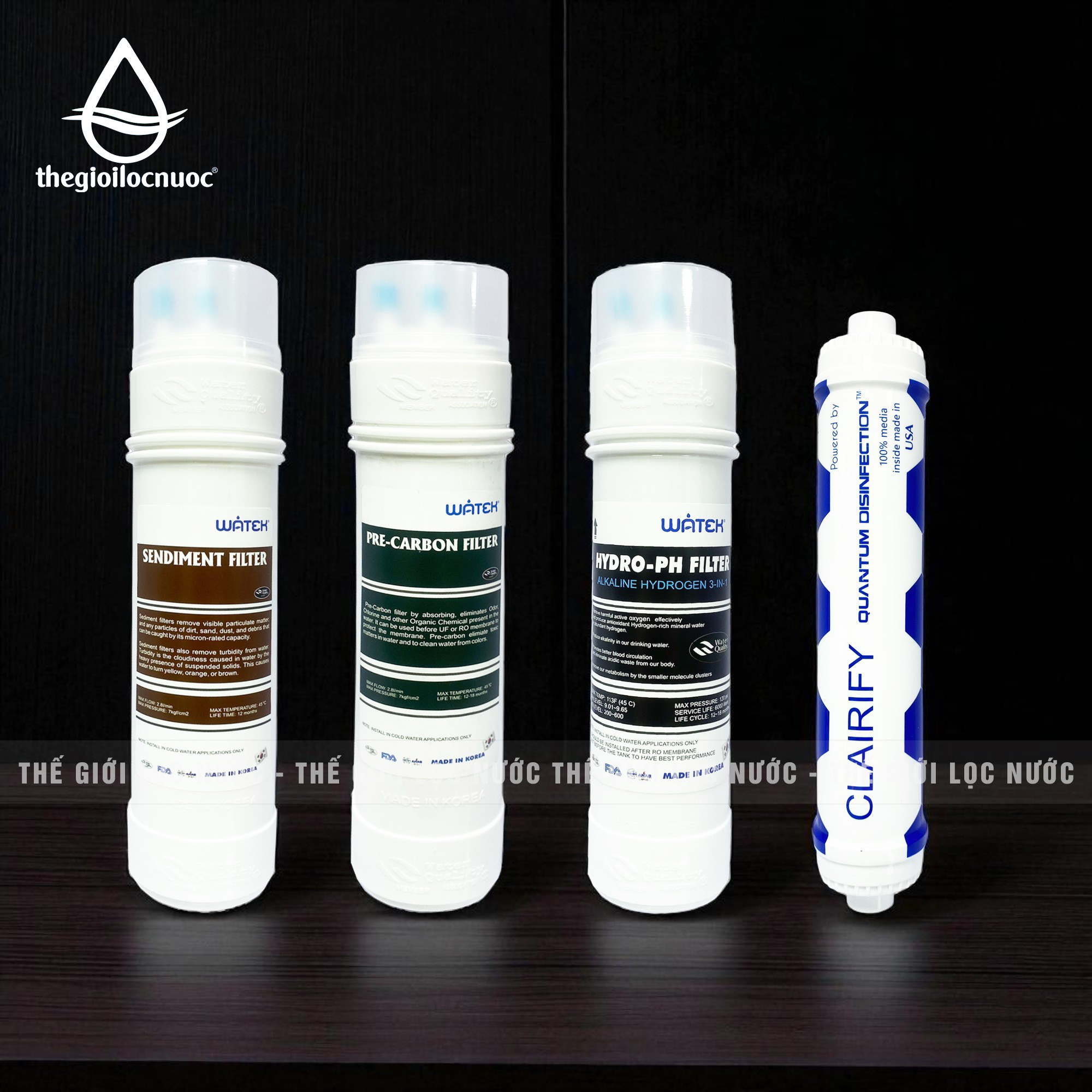 Combo lõi lọc nâng cấp đúc nguyên khối (combo 2), model: F-CB-DNK - 7