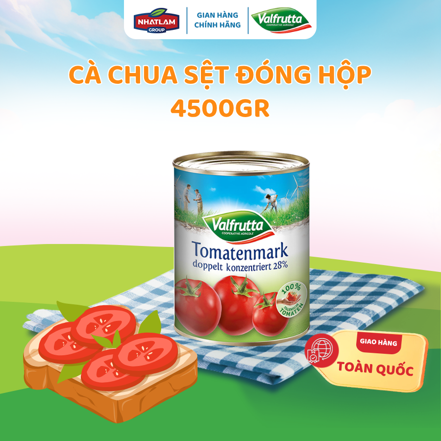 Bột Cà Chua Dạng Sệt Đóng Hộp Le Mejor 4,5 Kg – Nguyên Liệu Nấu Sốt Chuẩn Vị, Tiện Lợi