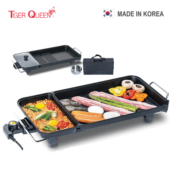 Bàn nướng điện đa năng 2 trong 1 Tiger Queen SQ-1400G [57cm] - Phân phối chính hãng