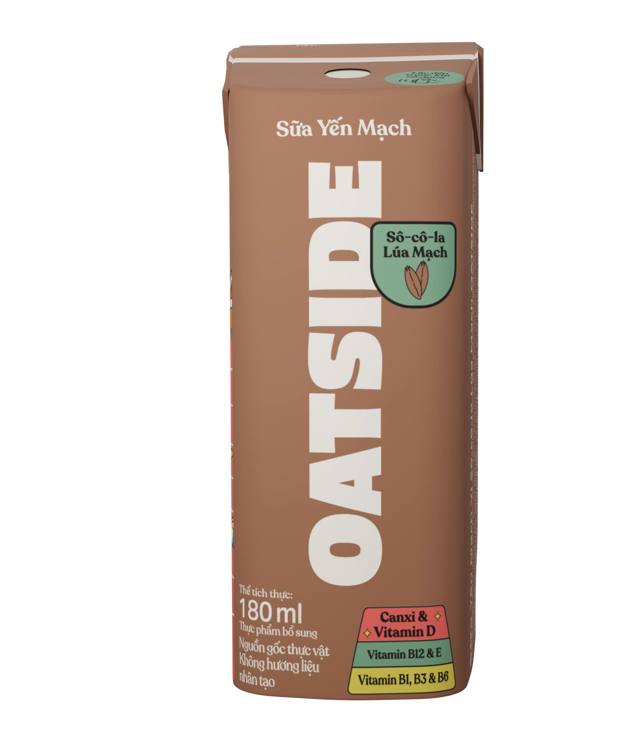 [Date 02/2027] Sữa yến mạch OATSIDE vị Sô-cô-la lúa mạch Thùng 24 Hộp 180ml