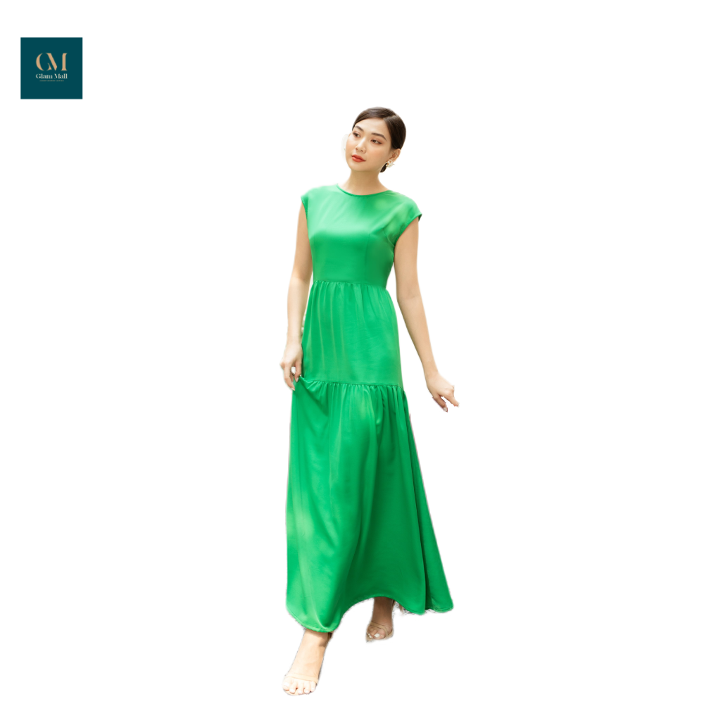 Đầm lụa tay ngắn 03 tầng Rich-duoc-ban-tai-PL Home & Health Store