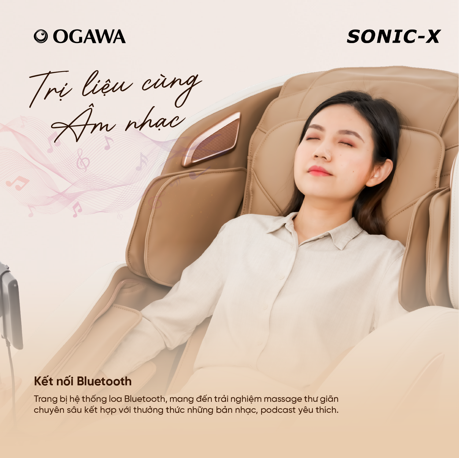 Ghế Massage Smart Sonic X, hiệu Ogawa (OG-5572)-OGAWA Sonic X Massage Chair (OG-5572) - 7