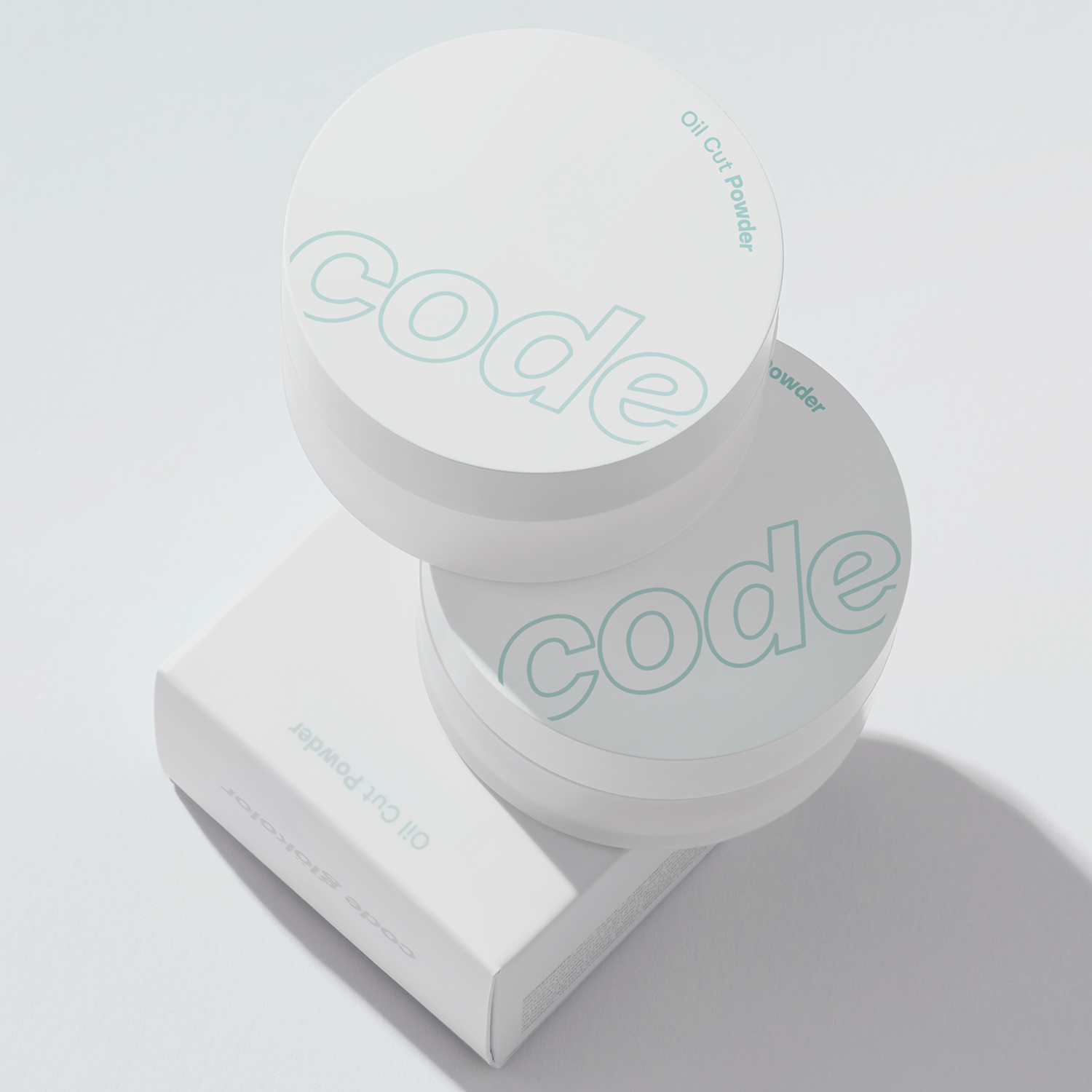 Phấn phủ bột kiềm dầu CODE GLOKOLOR mỏng mịn, hấp thụ dầu thừa, khô thoáng OIL CUT POWDER - 6g
