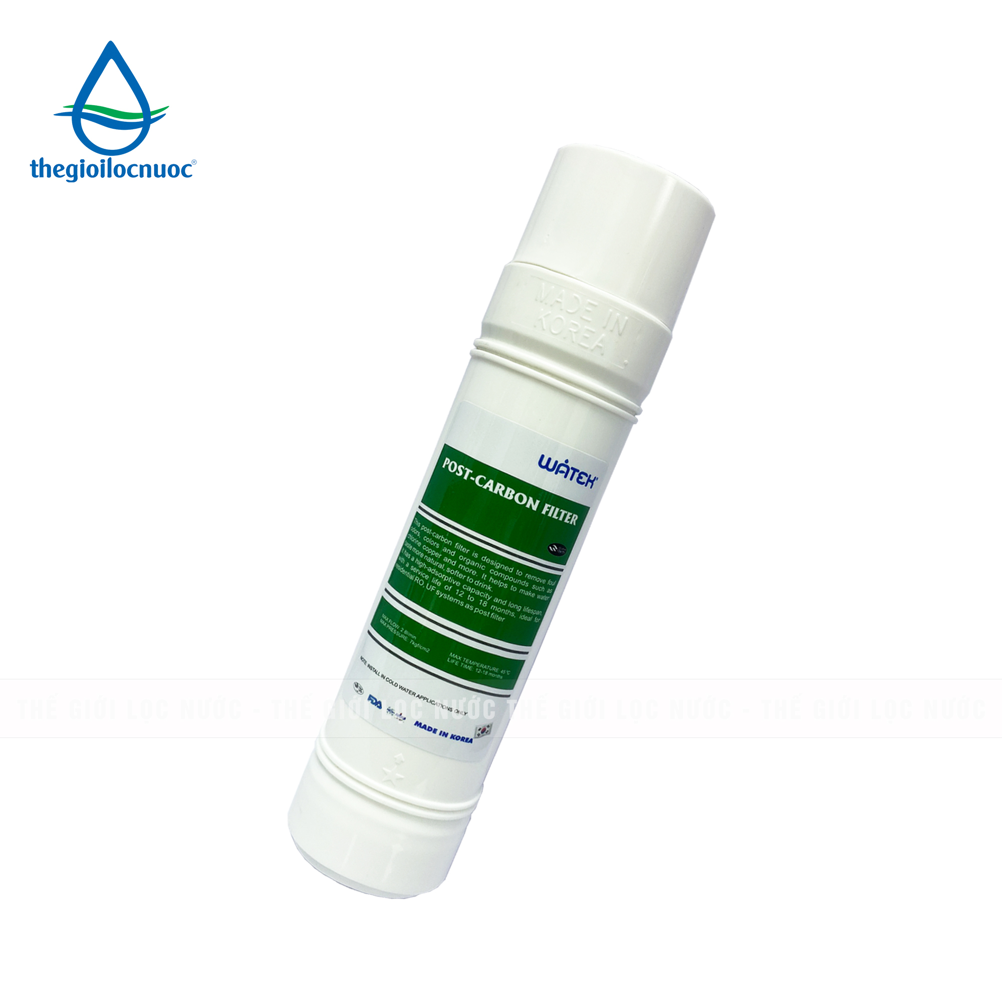Lõi Post carbon đúc nguyên khối Hàn Quốc, model: FK-PC11 - Phân phối chính hãng