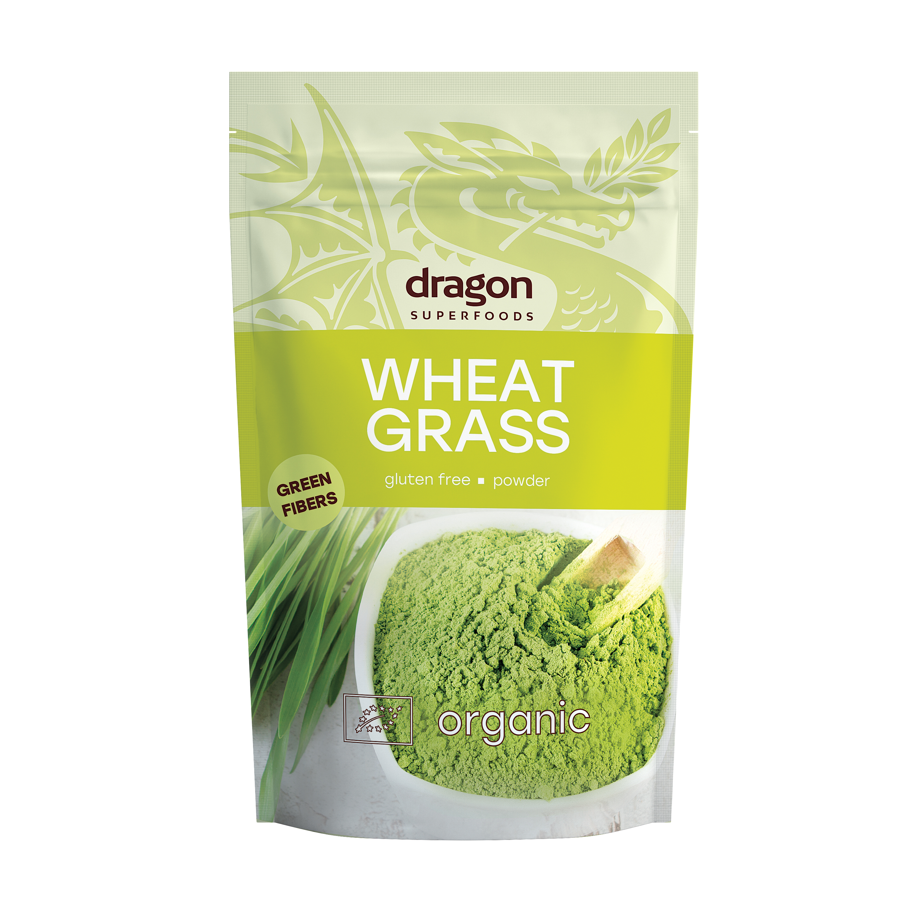 Bột cỏ lúa mì hữu cơ Dragon Superfoods 150g
