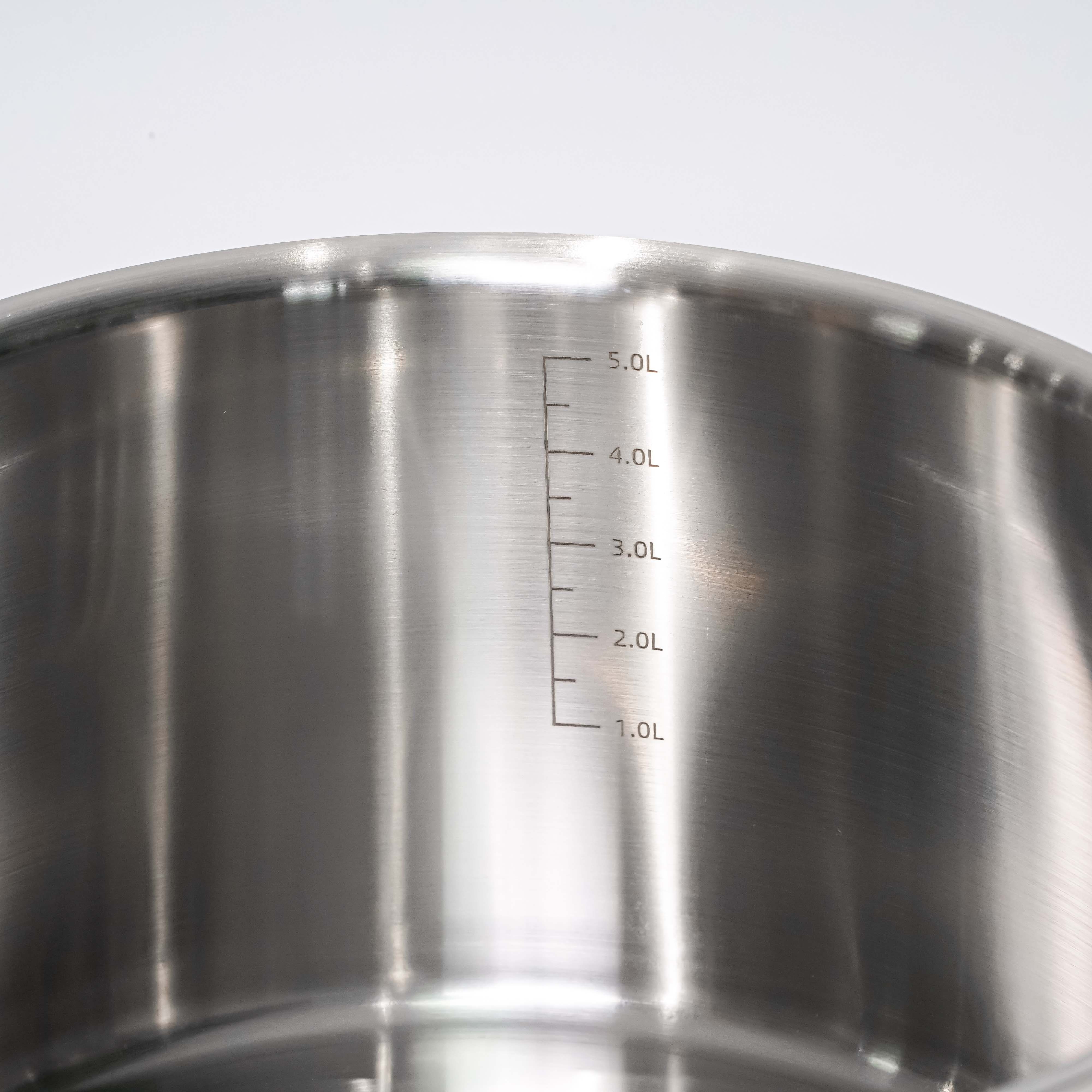Nồi inox cao cấp KU 3326 size 24 có nắp (LFGB)
