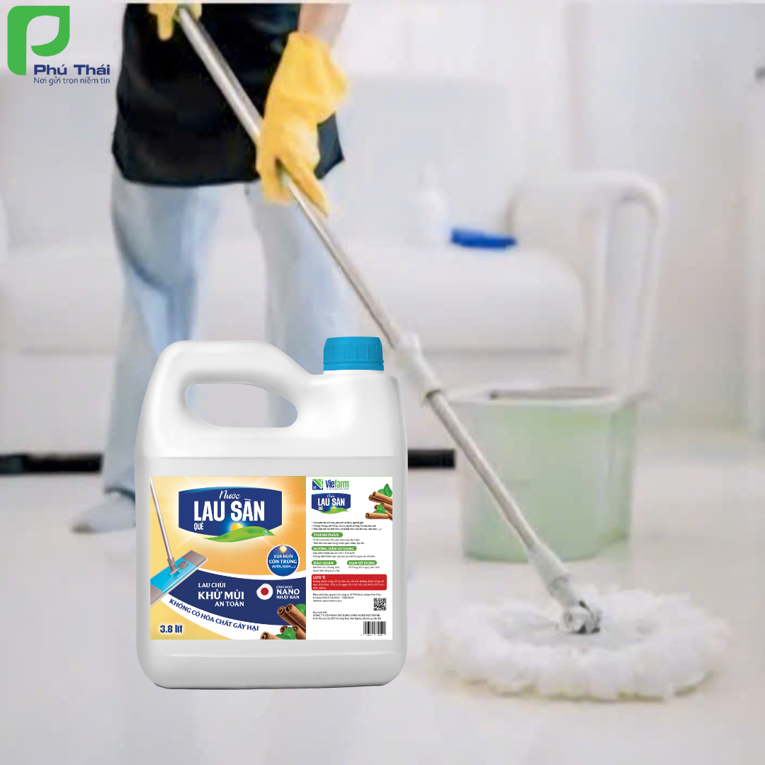 Nước lau sàn quế VIEFARM 3,8L - 3