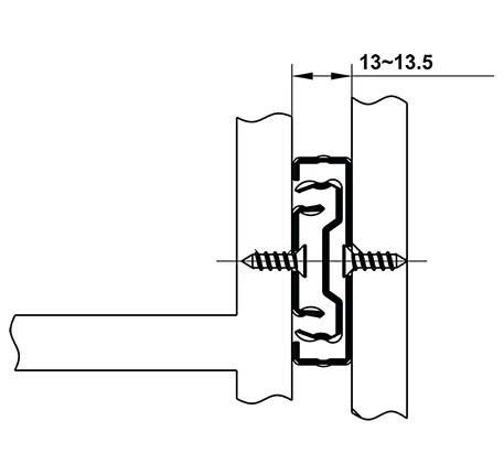 Ray bi Hafele - Matrix 400mm - Có giảm chấn màu đen - tải trọng 30kg 494.02.073