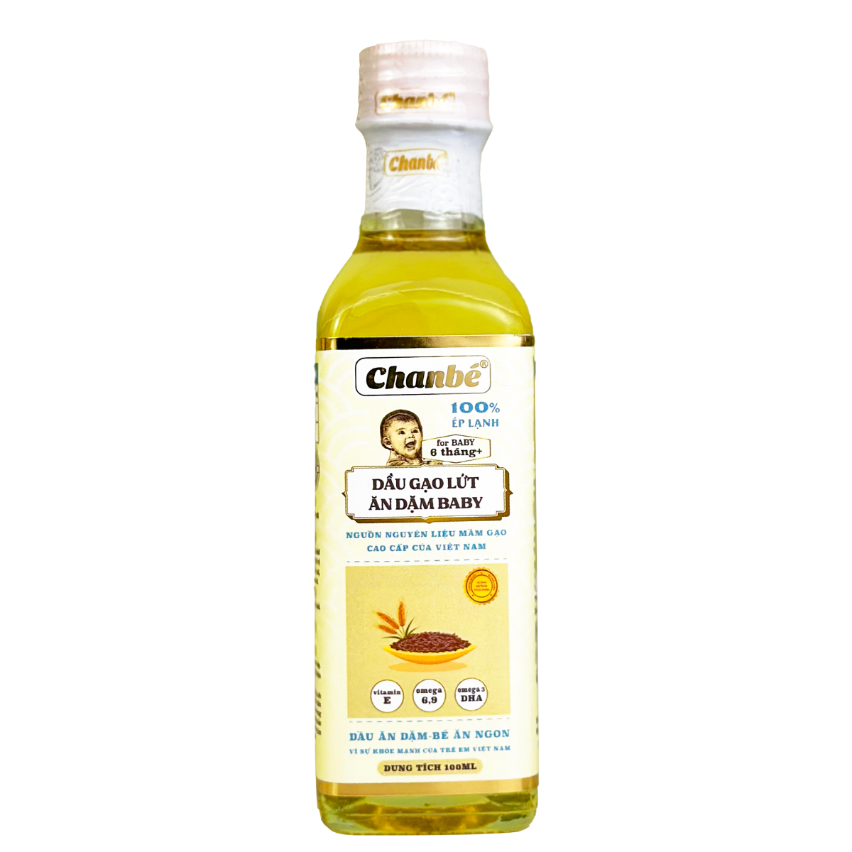Dầu Ăn Dặm Gạo Lứt Chan Bé 100ml - Phân phối chính hãng