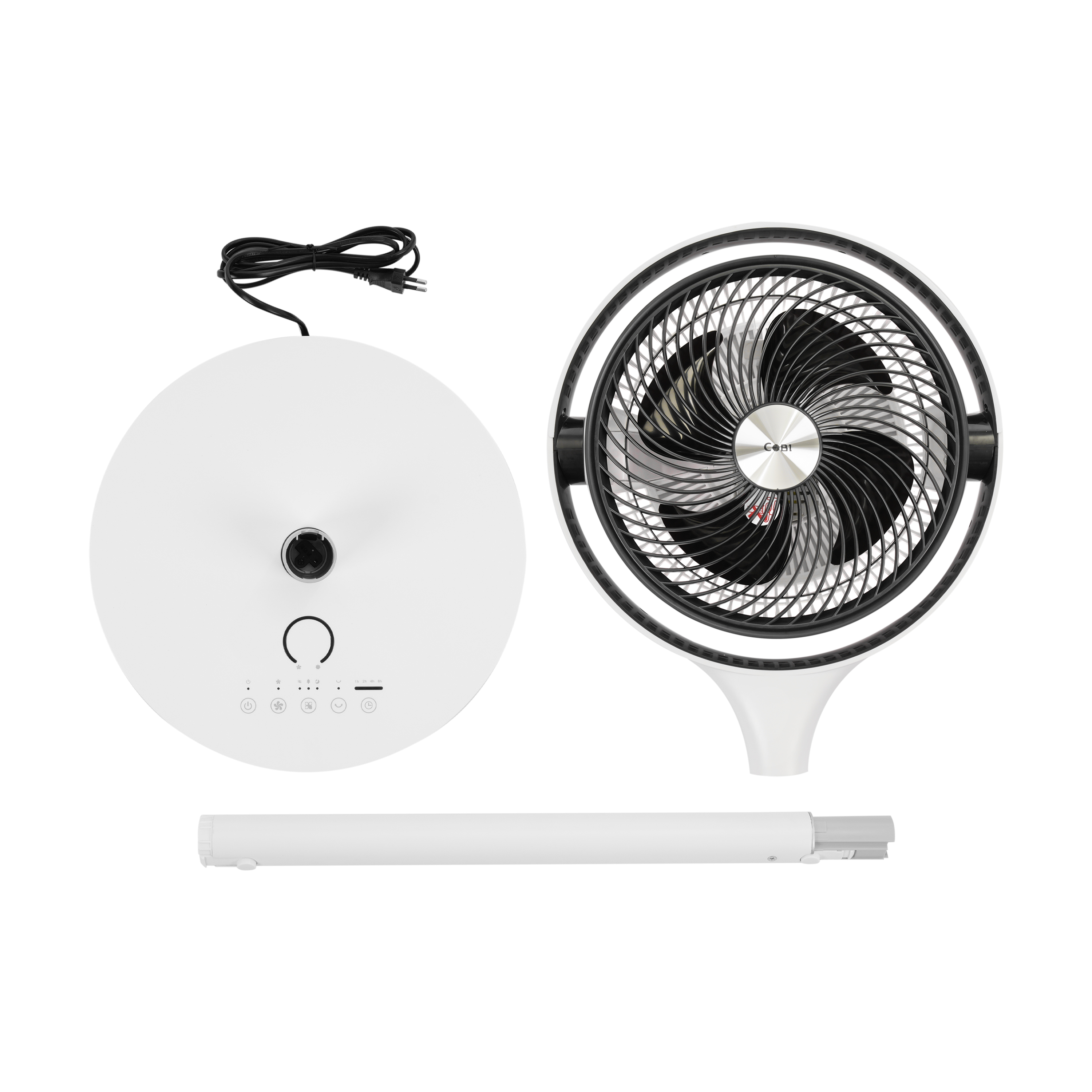 Quạt đứng tuần hoàn không khí 10" COBI - Điều khiển từ xa, Điều chỉnh góc xoay linh hoạt_341730