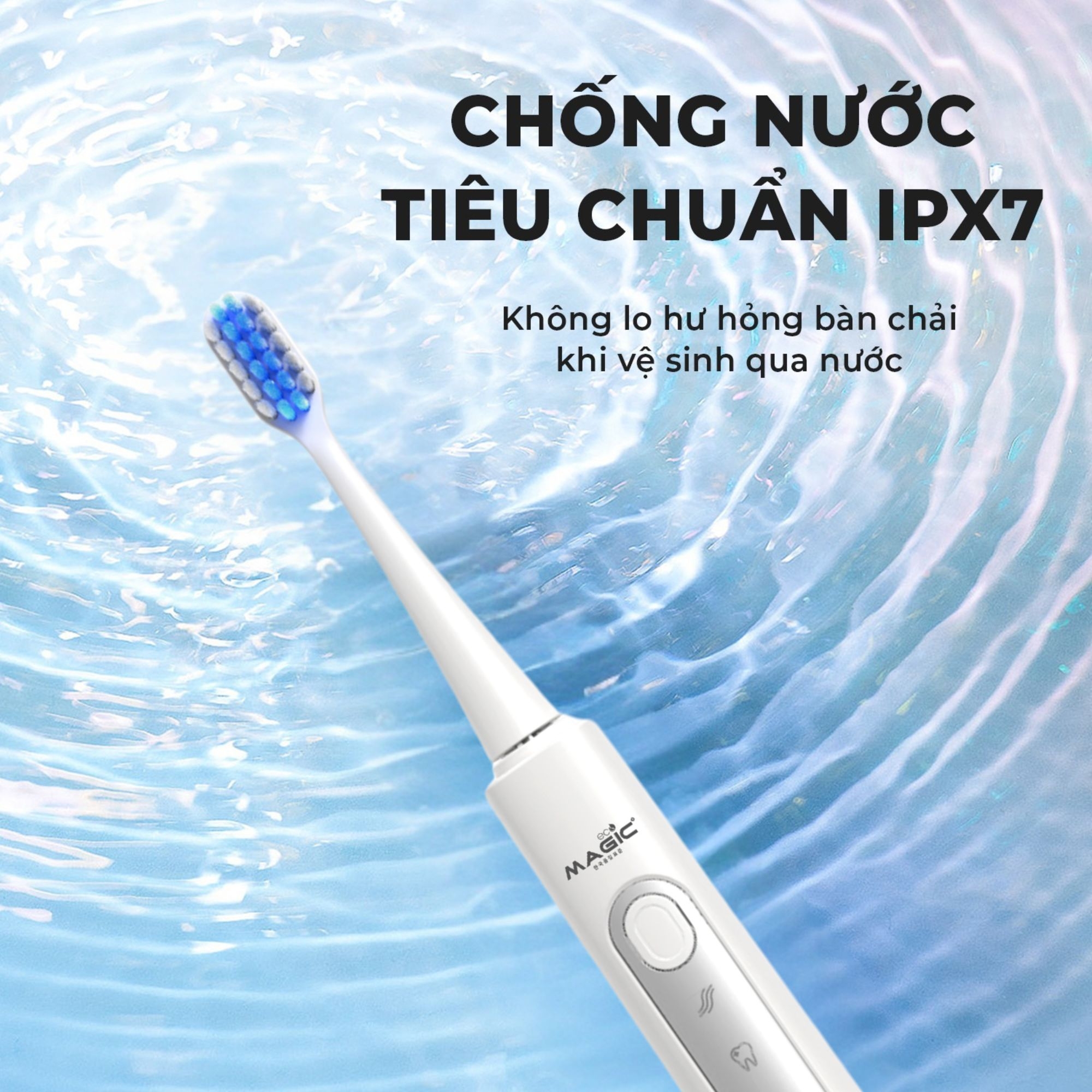 Bàn chải điện Magic Eco Pro-51 màu trắng