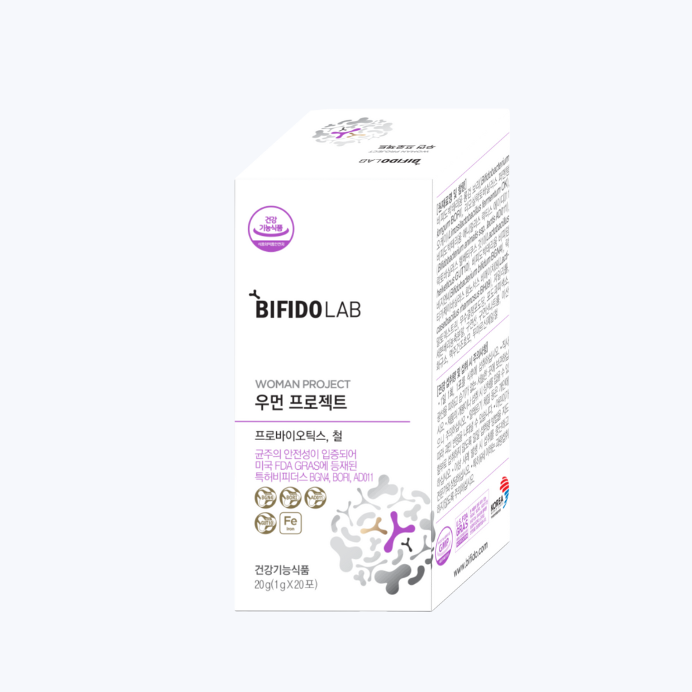 Thực phẩm bảo vệ sức khỏe BIFIDOLAB WOMAN PROJECT (Hộp 20 gói)