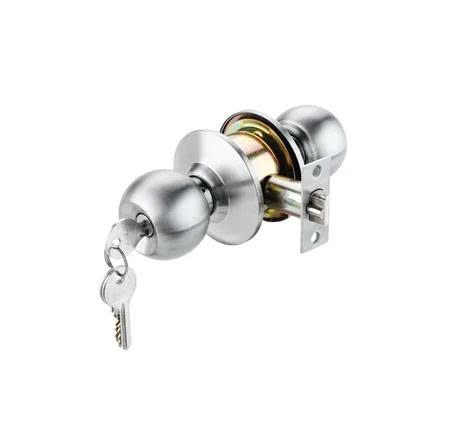DIY TAY NẮM TRÒN, CỬA ĐI, MÀU INOX MỜ 489.93.130