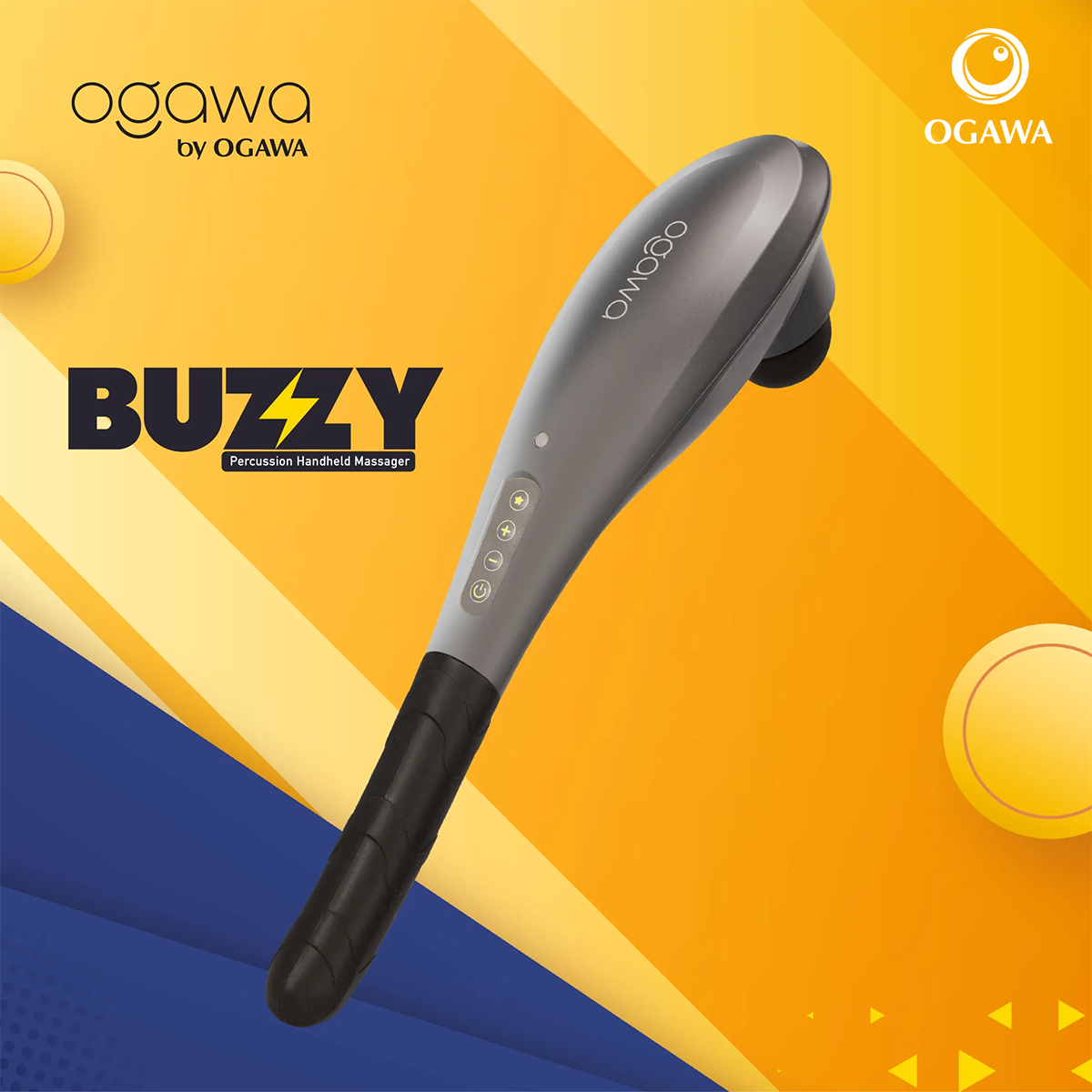 Bộ đôi sức khỏe - nhân đôi trải nghiệm  Ogawa Buzzy HandHeld Massager (OG-1100L) / Máy massage cầm tay Buzzy, hiệu Ogawa (OG-1100L) - Ogawa Eye Massager (OY-0301) / Máy massage mắt, hiệu Ogawa (OY-0301)-duoc-ban-tai-PL Home & Health Store
