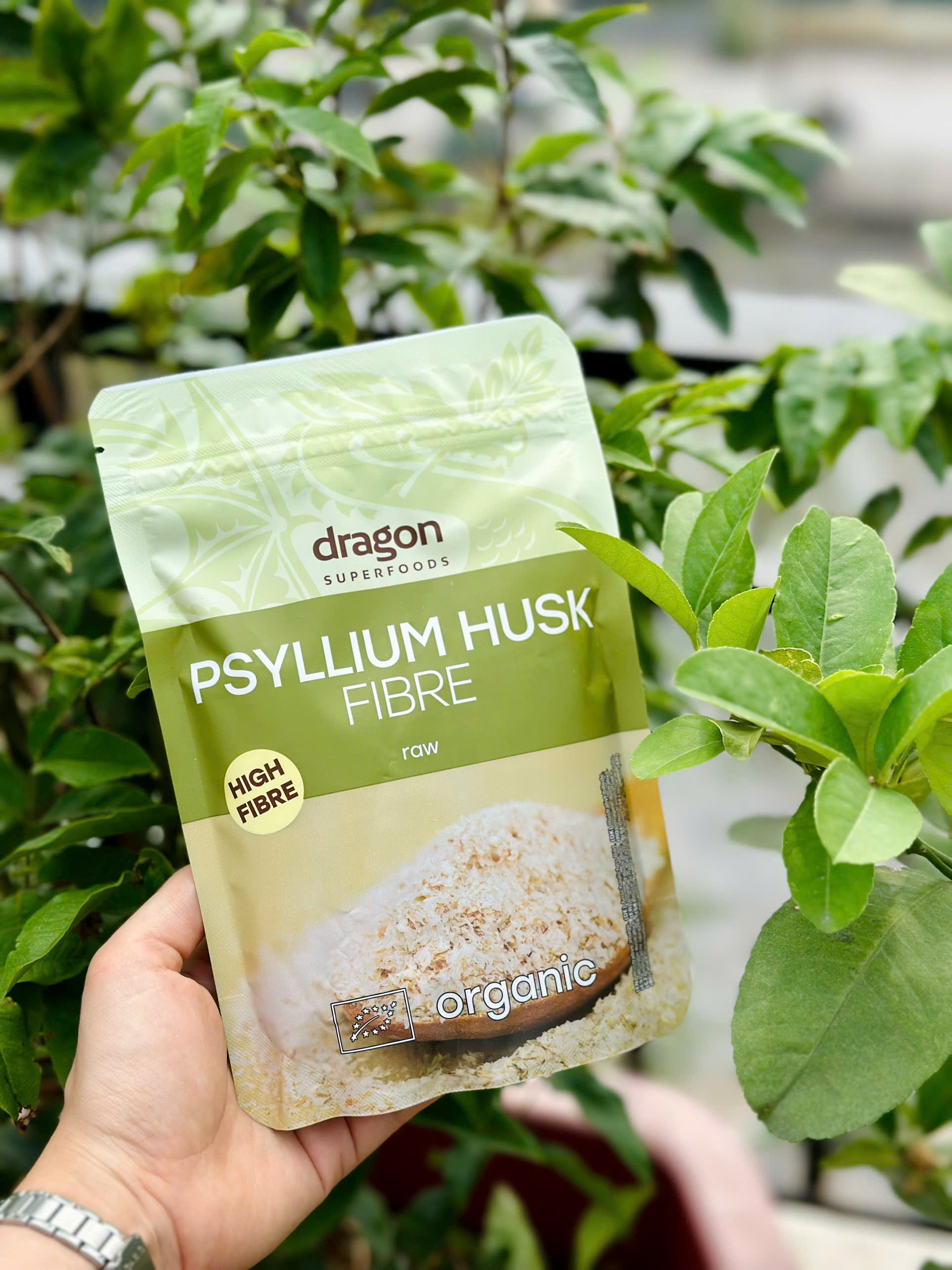 Vỏ hạt mã đề hữu cơ Dragon Superfoods 150g