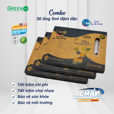 Bộ vi sinh lau chùi đa năng 3E KLEEN siêu tiết kiệm