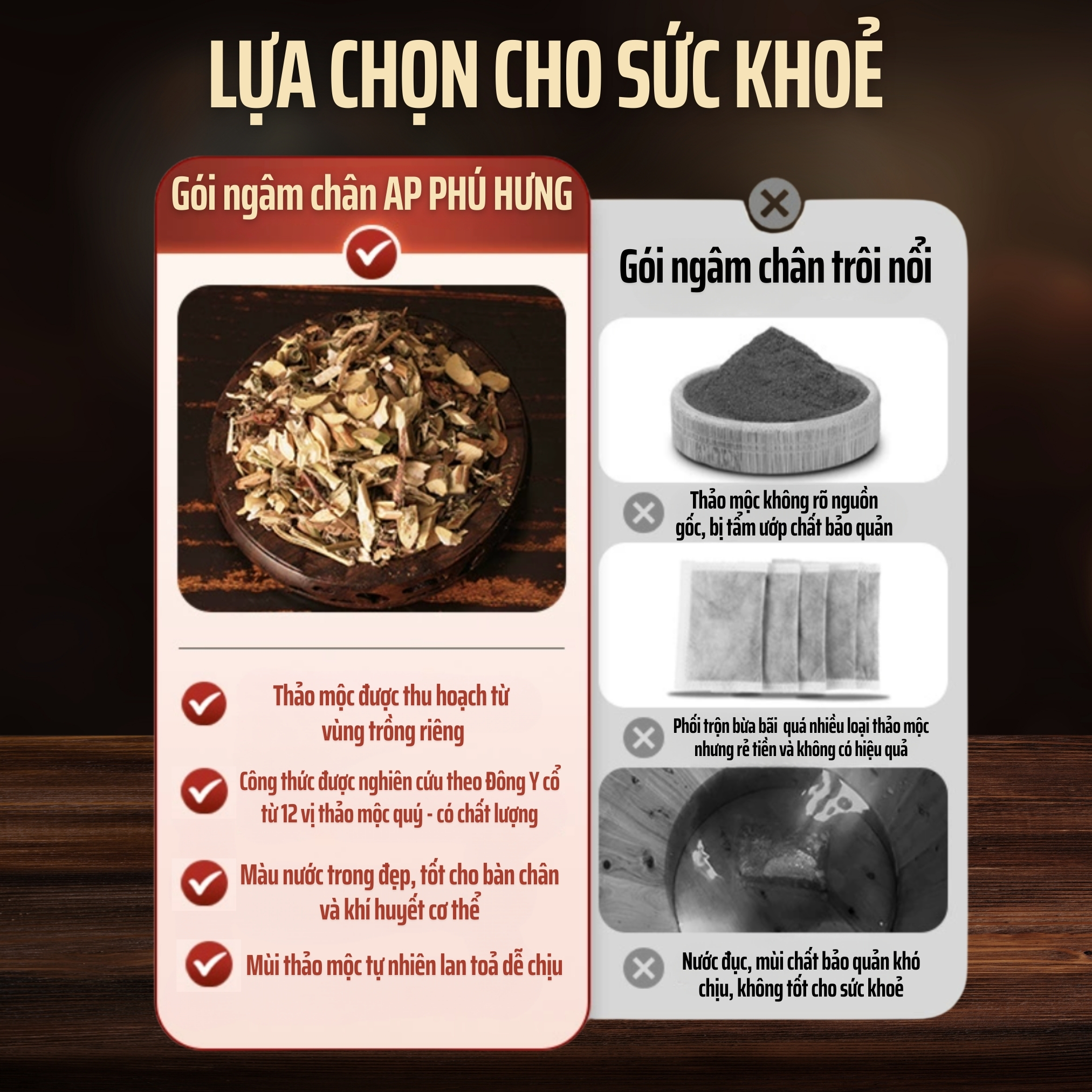 Ngâm chân thảo mộc dưỡng sinh Đông y AP Phú Hưng