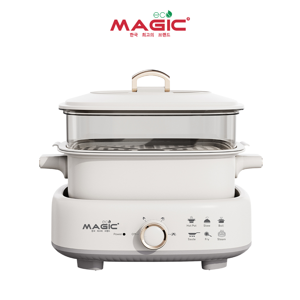 Nồi hấp lẩu 2 in 1 Magic Eco AC-281 - Phân phối chính hãng