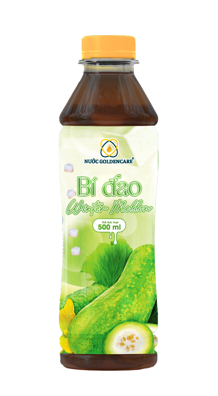THÙNG 24 CHAI NƯỚC GOLDENCARE - BÍ ĐAO 500ml