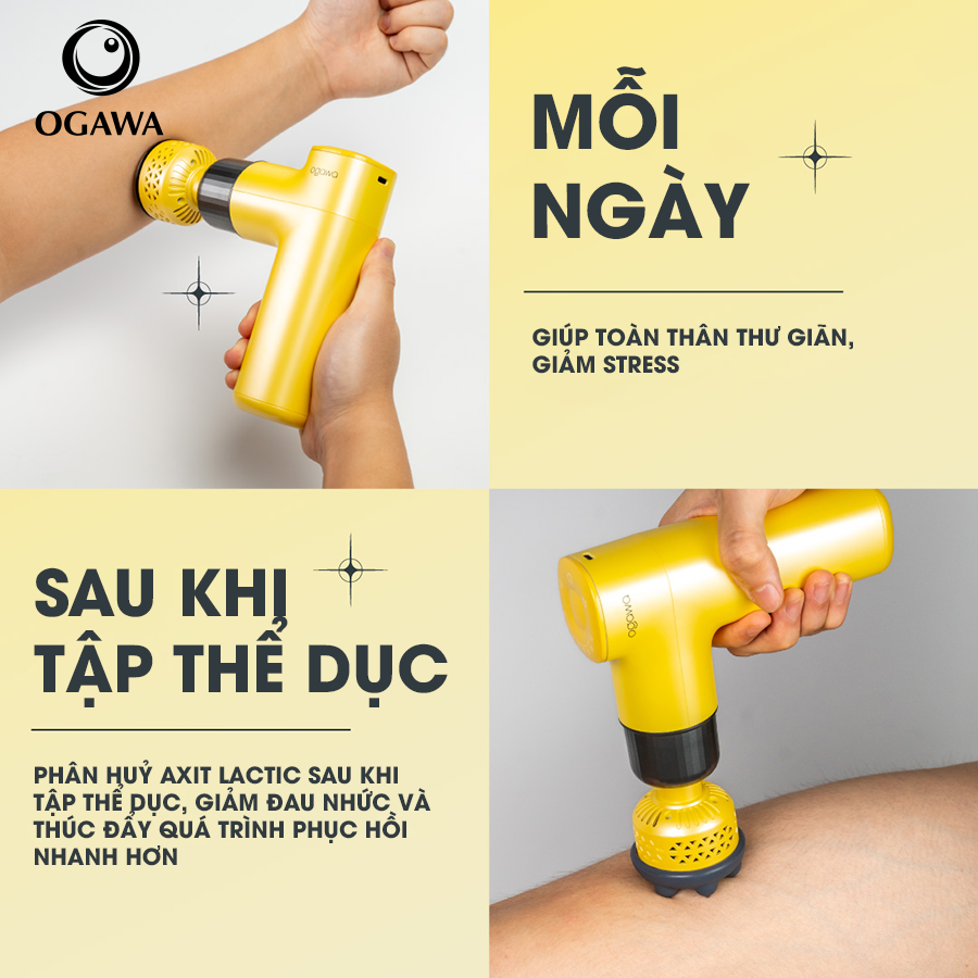 Súng massage nóng & lạnh TurboRevive (OG-1102L)