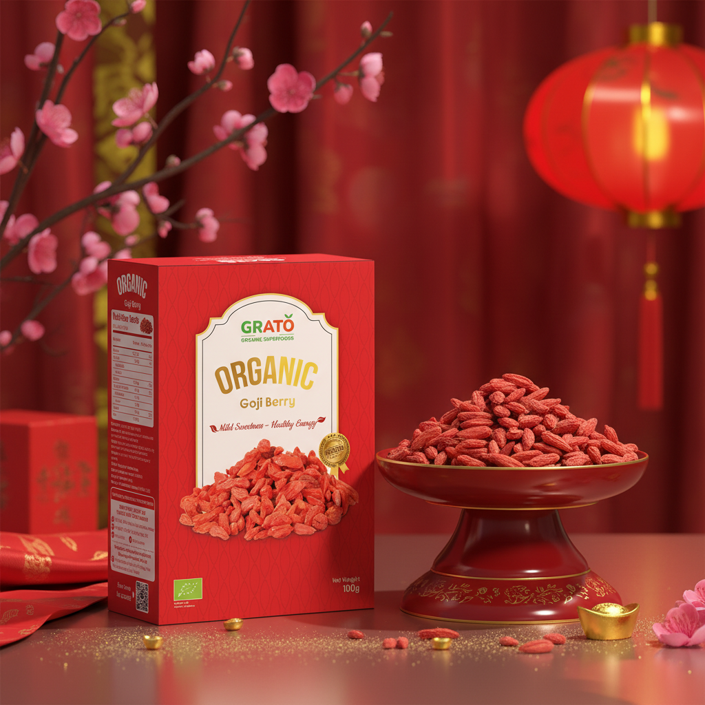 Kỷ Tử Hữu Cơ Grato 100g Phiên Bản Lễ Hội