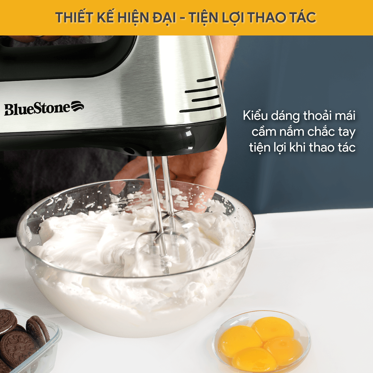 Máy Đánh Trứng Cầm Tay BlueStone HMB-6336 400W