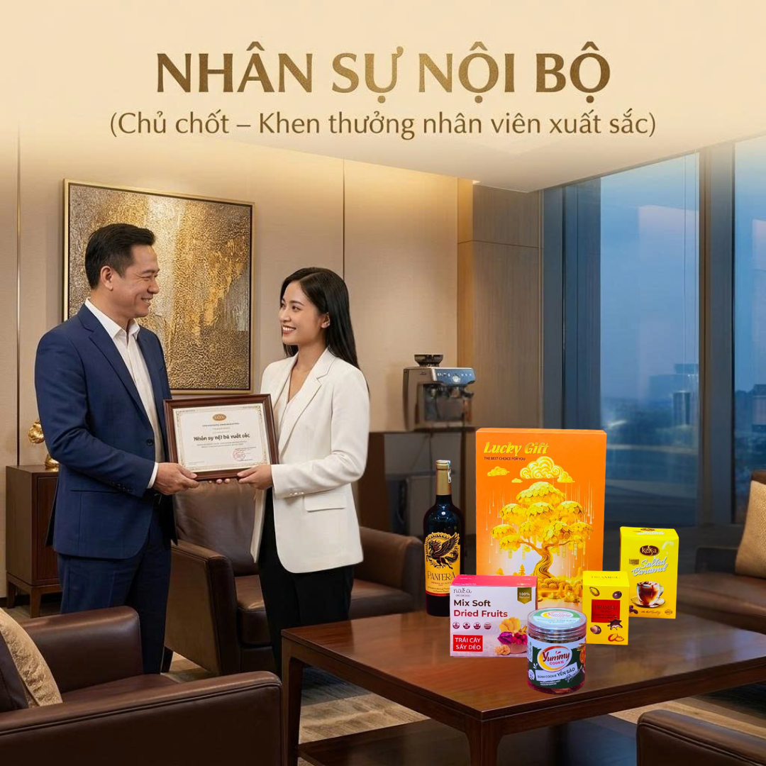 Quà Tặng Đối Tác Kim Ngọc Phú Quý – Quà Tặng Doanh Nghiệp, Gia Đình Sang Trọng (Kèm Túi Cao Cấp)