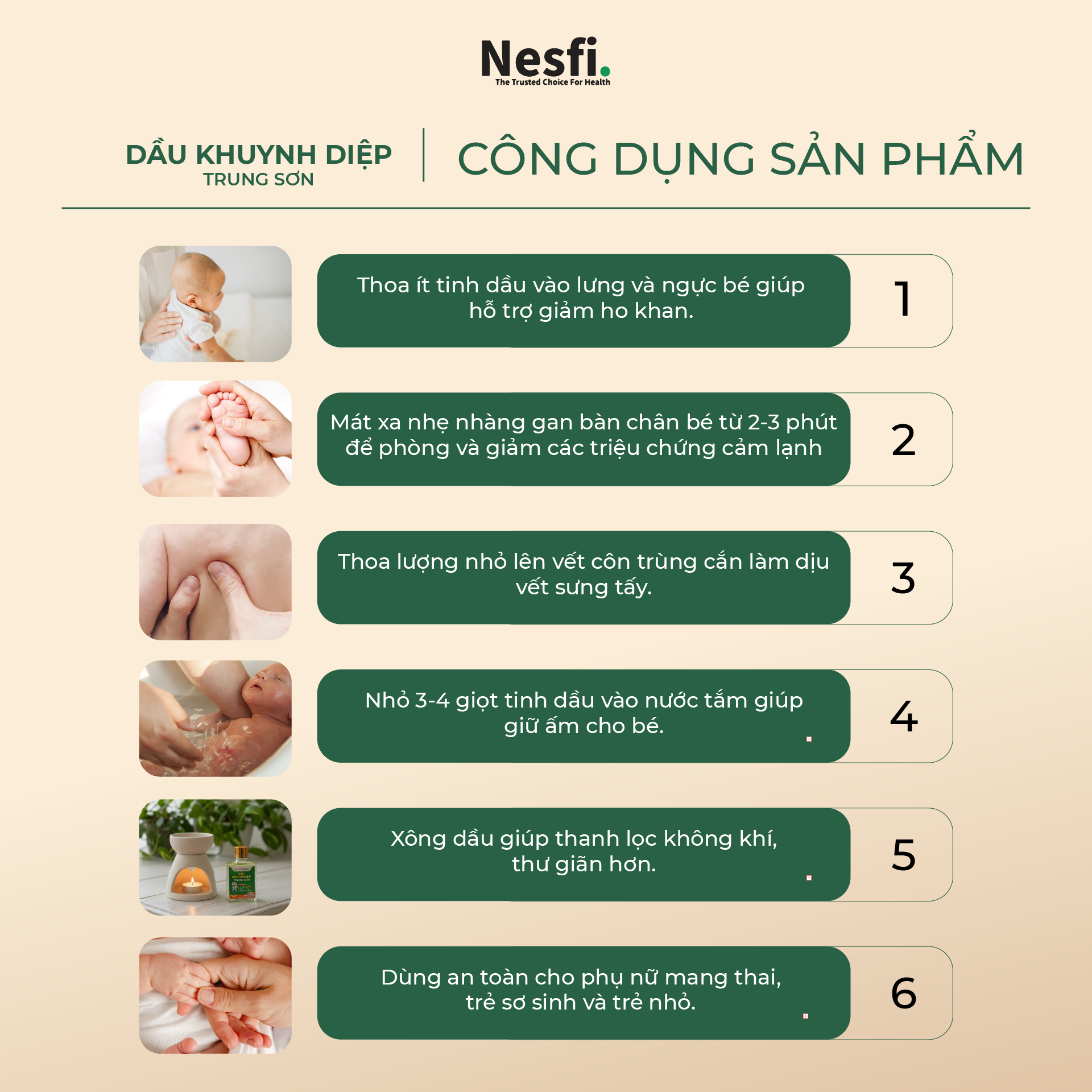 Dầu khuynh diệp Trung Sơn chai 30ml (Hỗ trợ giảm cảm cúm, sổ mũi, đau đầu, côn trùng cắn, buồn nôn)