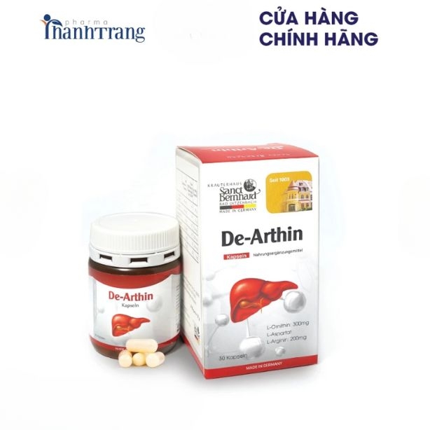 Viên uống DE-ARTHIN hỗ trợ tăng cường chức năng gan (hộp 30 viên)