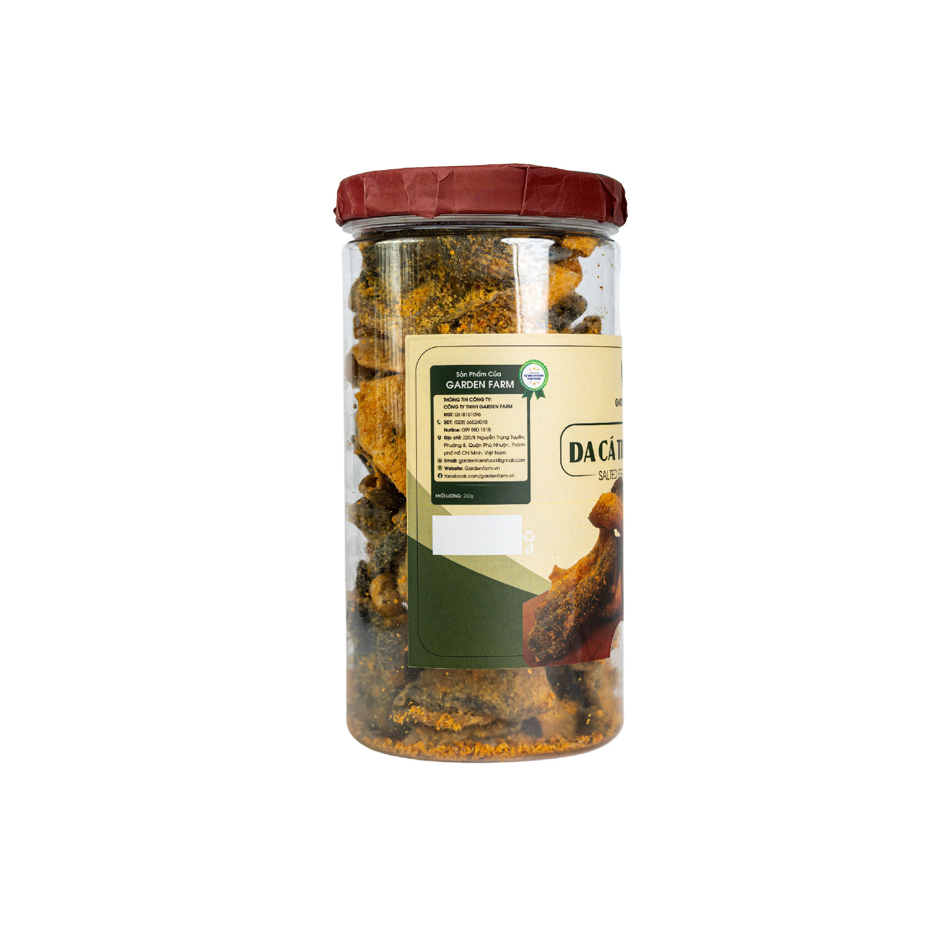Da cá Hồi trứng muối Garden Farm (hũ 180g)