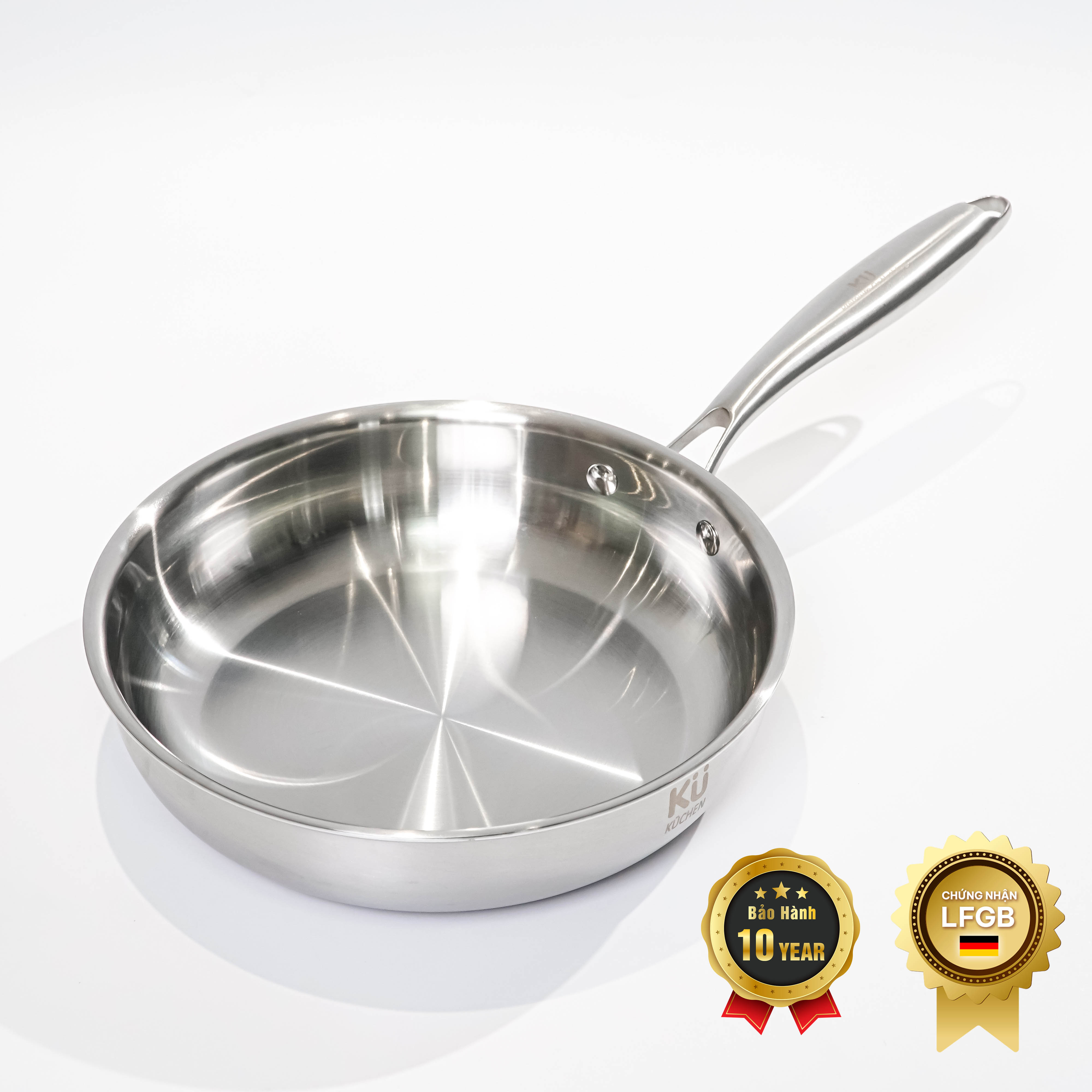 Chảo Inox Cao Cấp KU3326 size 24 (LFGB)