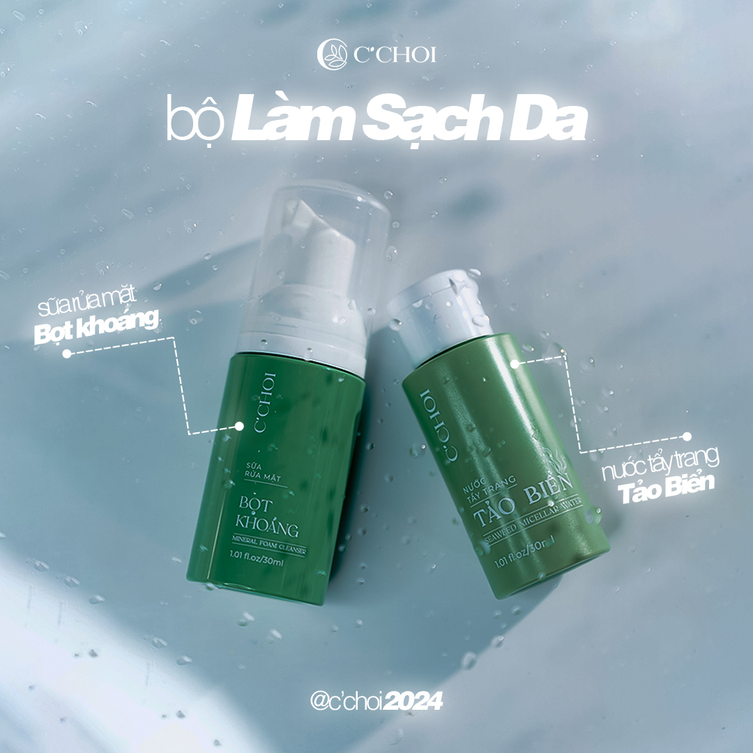 Bộ sản phẩm làm sạch da C’Choi - Minikit