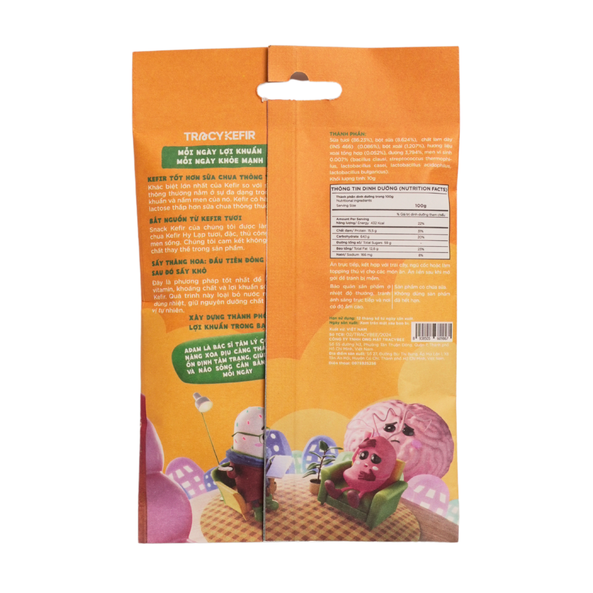 Snack lợi khuẩn kefir vị xoài - 3