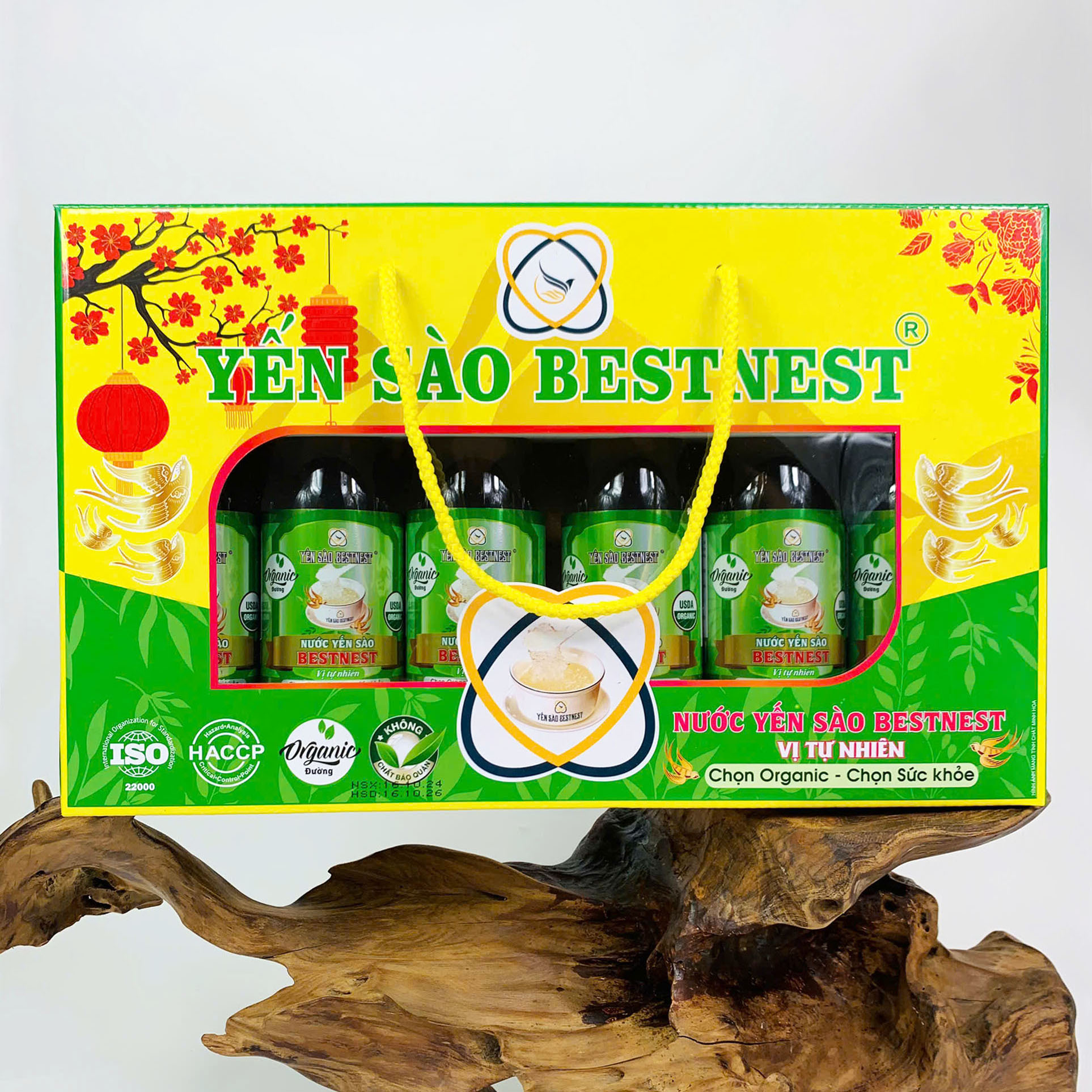 Hộp 6 chai Nước yến sào BESTNEST Tự nhiên 180ml
