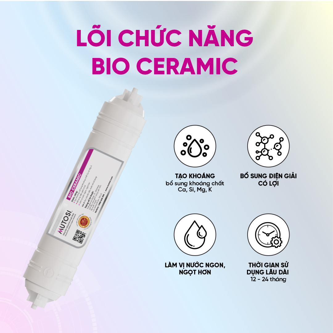 Trọn bộ 3 lõi lọc thô đấu nhanh & 6 lõi chức năng MQ-PROMAX