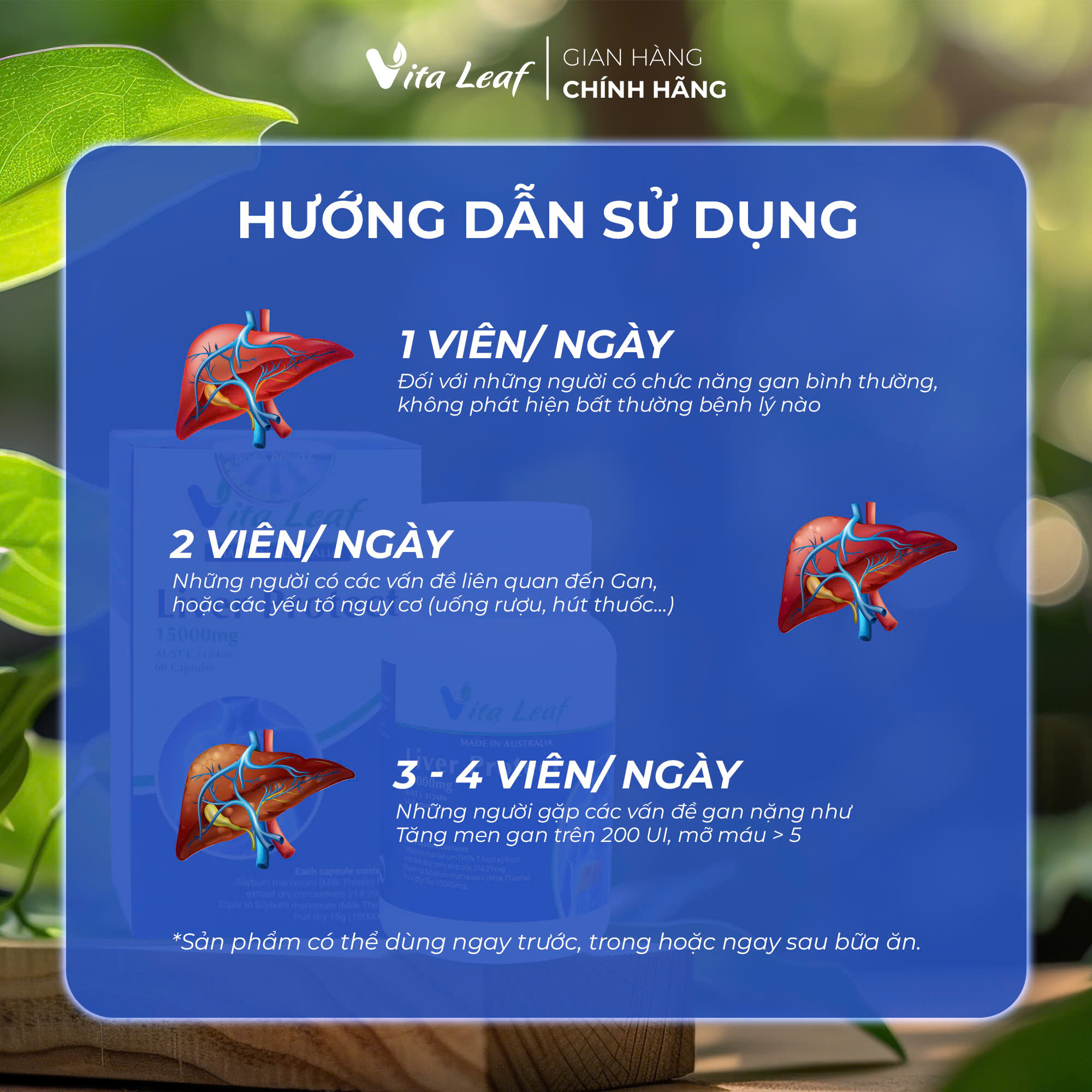 Combo liver-source of life (lá gan nguồn sống) (3 hộp)- Hỗ trợ Thải độc gan, bảo vệ và duy trì chức năng gan - 6