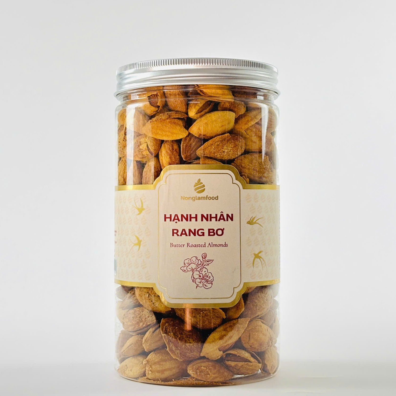 Tết 2026 - Hạnh Nhân Rang Bơ - Hũ 454g