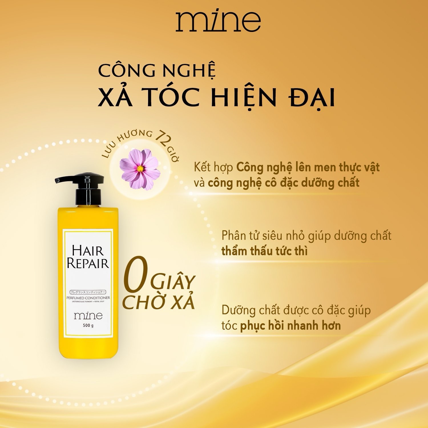 Dầu xả Mine Hair Repair Perfumed Conditioner 500g-duoc-ban-tai-PL Home & Health Store