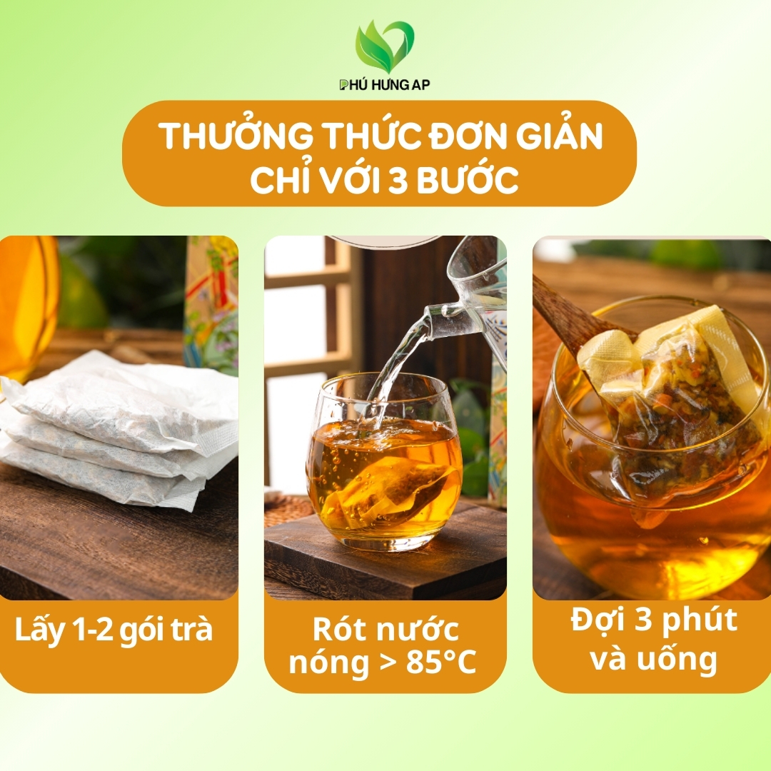 Trà Giải Độc Thanh Nhiệt Thái Bình 125gram ( Túi lọc)