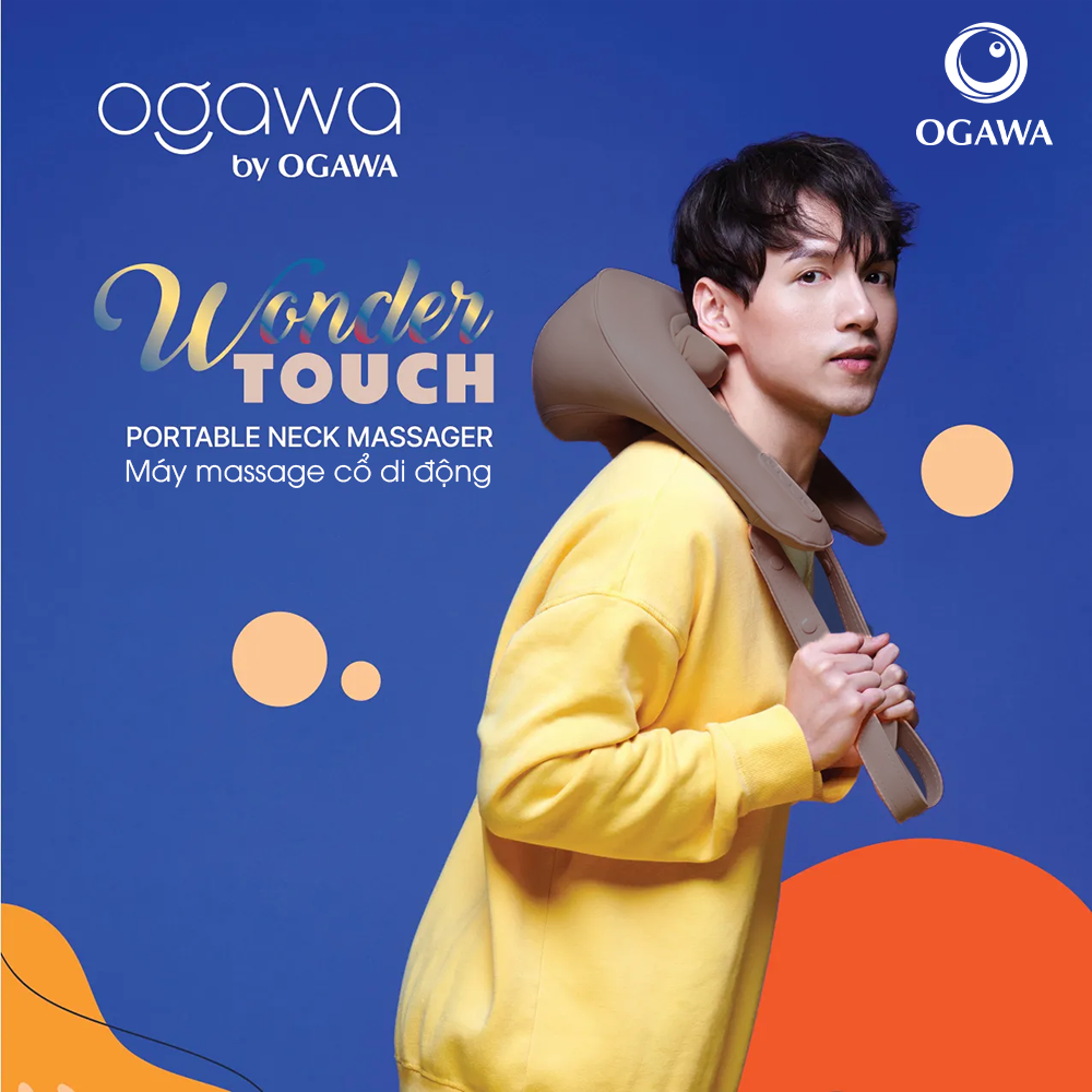 Máy massage cổ Wonder Touch, hiệu Ogawa (OL-0839A)-Ogawa Neck Massager Wonder Touch (OL-0839A)-duoc-ban-tai-PL Home & Health Store