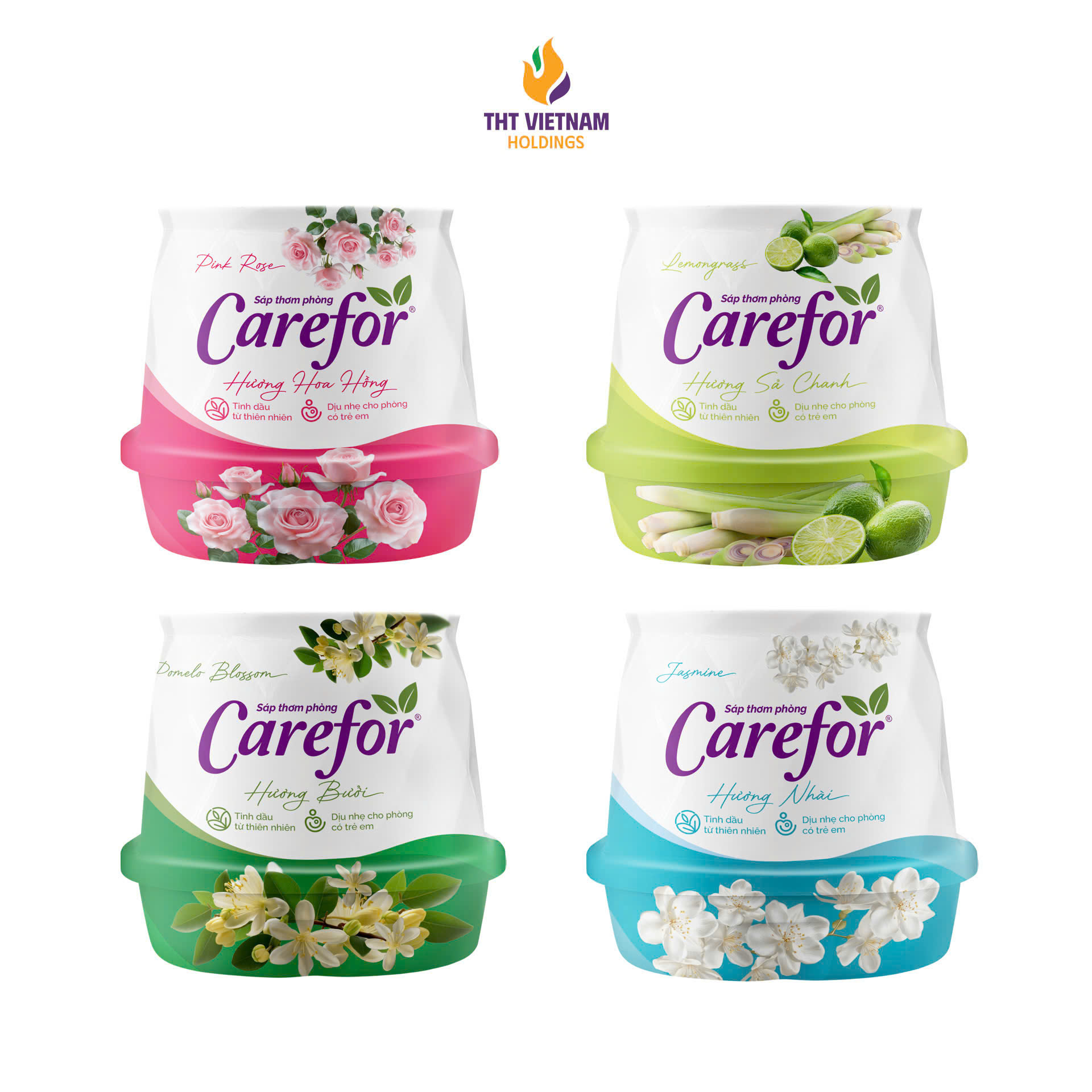 Sáp thơm phòng Carefor 180gram - Phân phối chính hãng