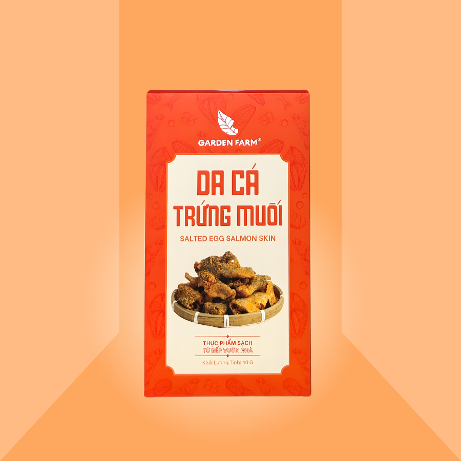 Da cá trứng muối Garden Farm hộp 40g
