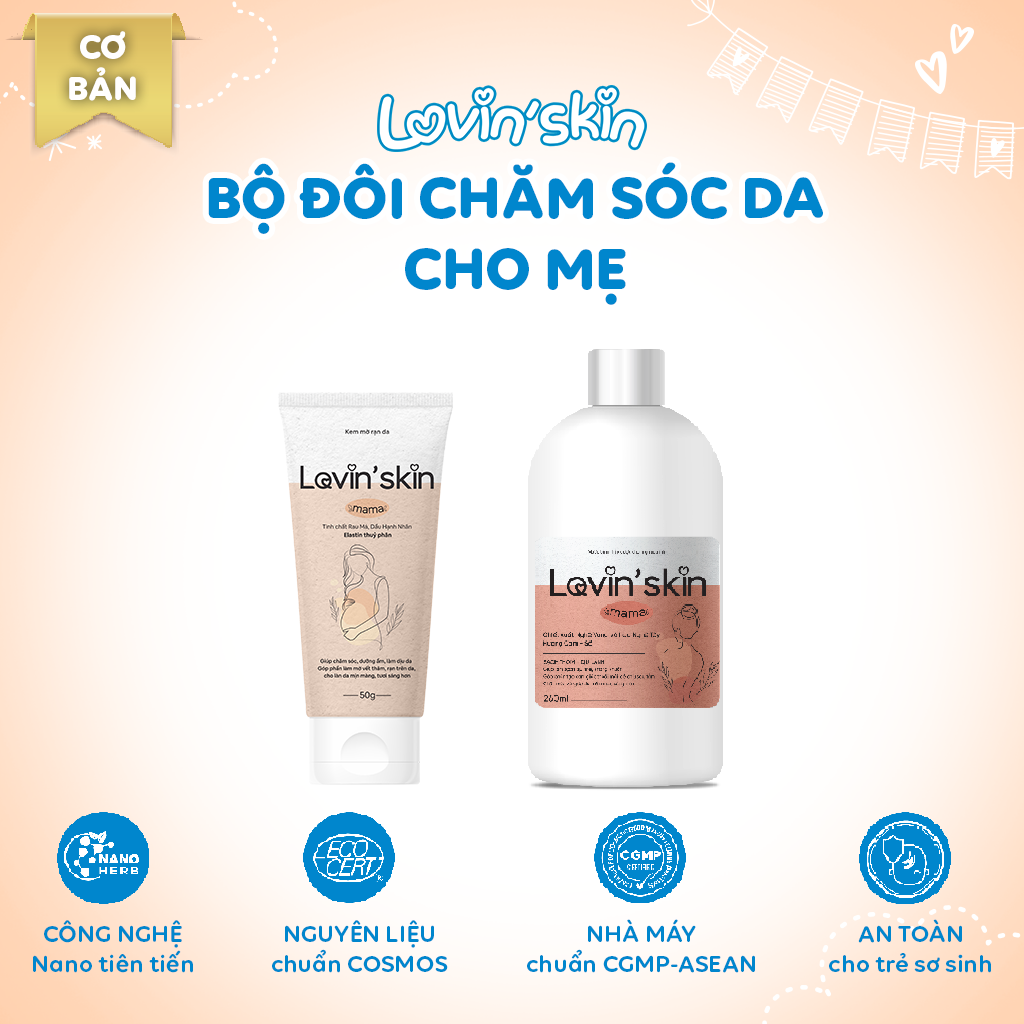 Bộ đôi chăm sóc da cho mẹ Lovin'Skin