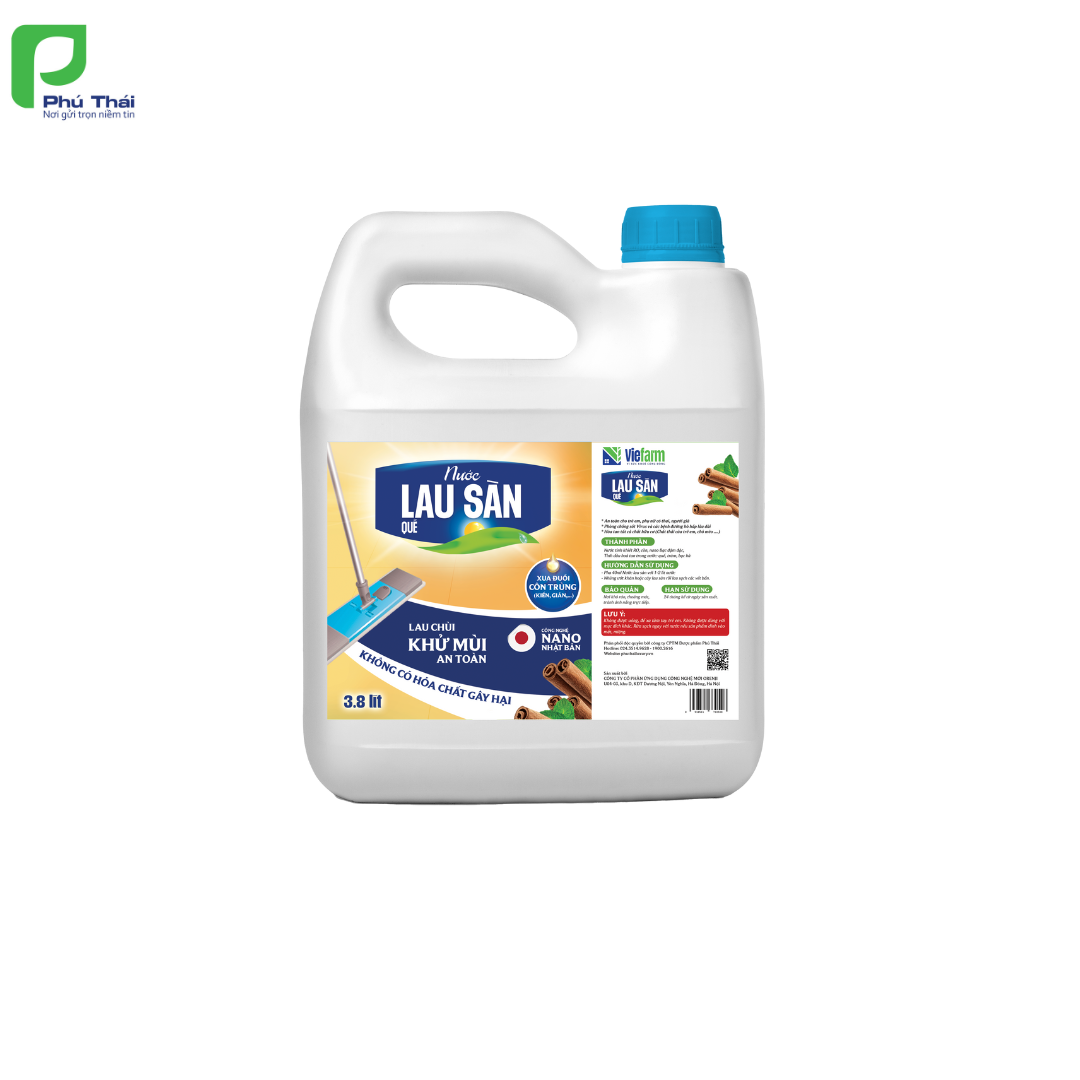 Nước lau sàn quế VIEFARM 3,8L - 4