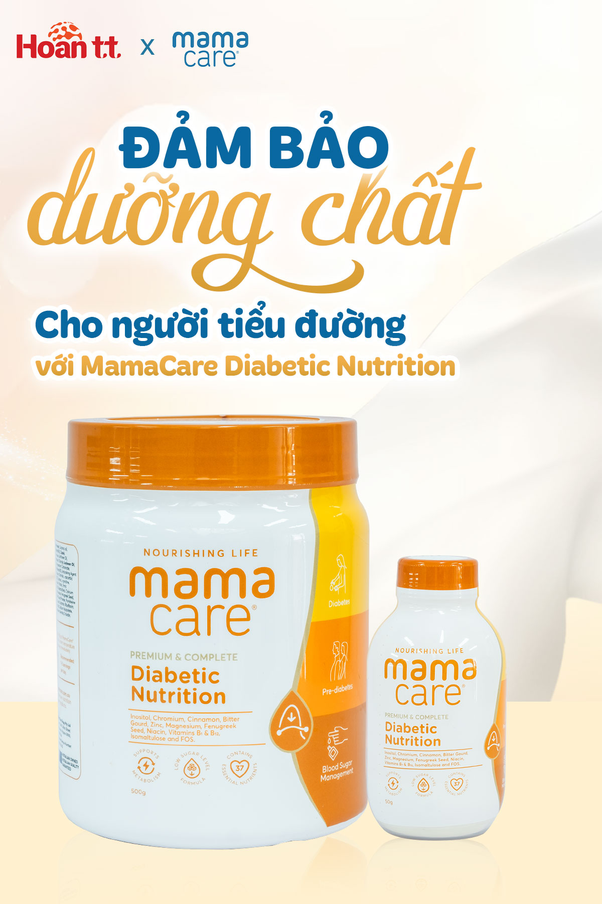 Sữa tiểu đường Mamacare Diabetic Nutrition 500g