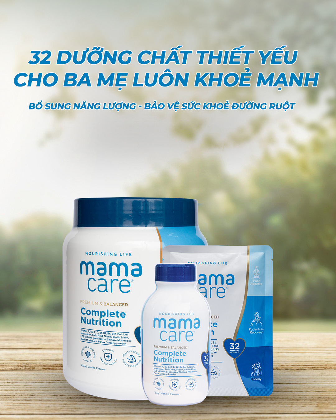 Sữa dinh dưỡng MamaCare Complete Nutrition 500g