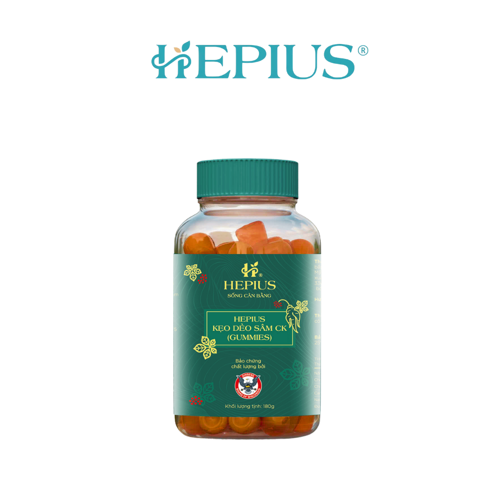 HEPIUS Kẹo Dẻo Sâm CK (Gummies)