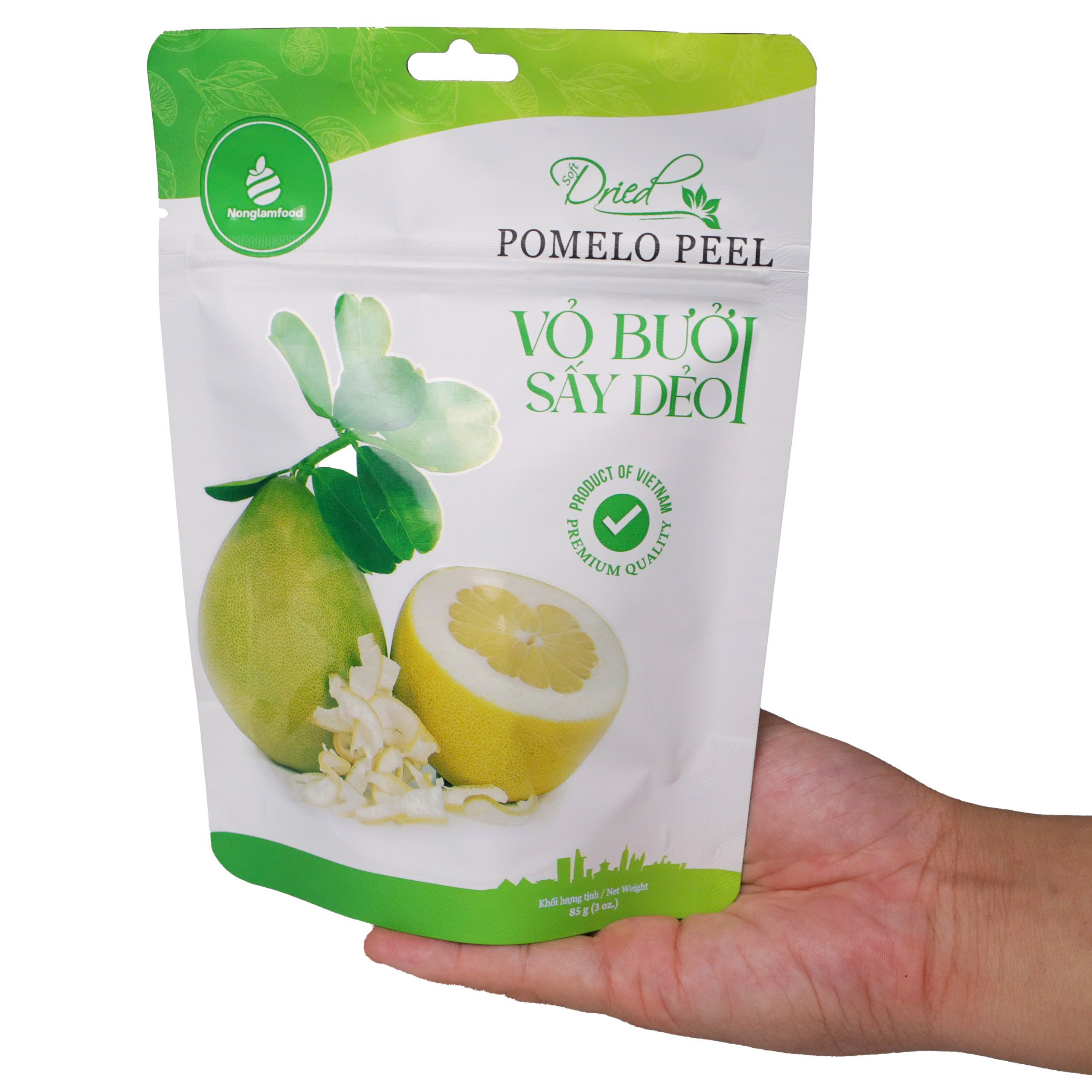 Vỏ Bưởi Sấy Dẻo Nonglamfood Túi 85g - 6