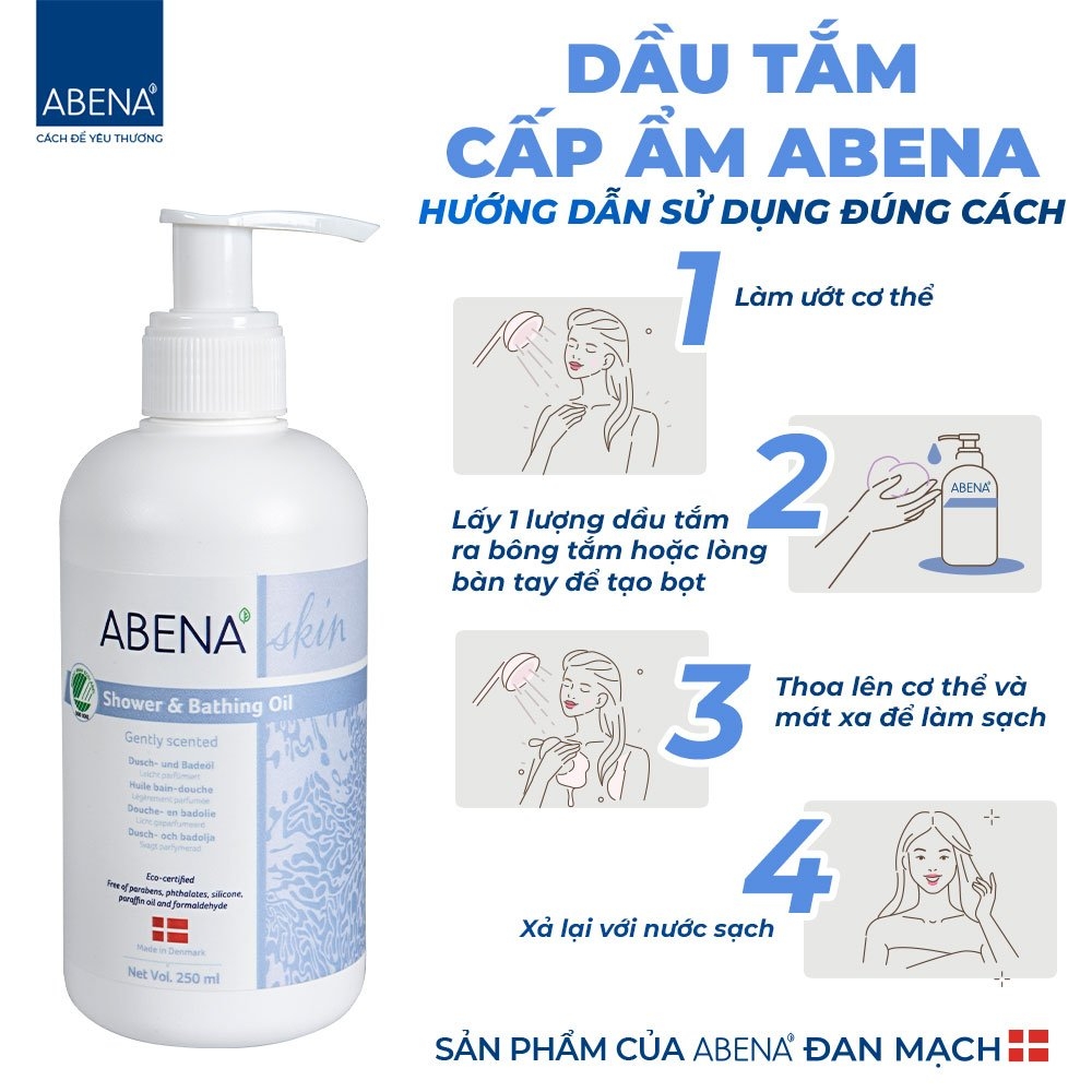 Dầu tắm cấp ẩm Abena 250ml-duoc-ban-tai-Droppiimart