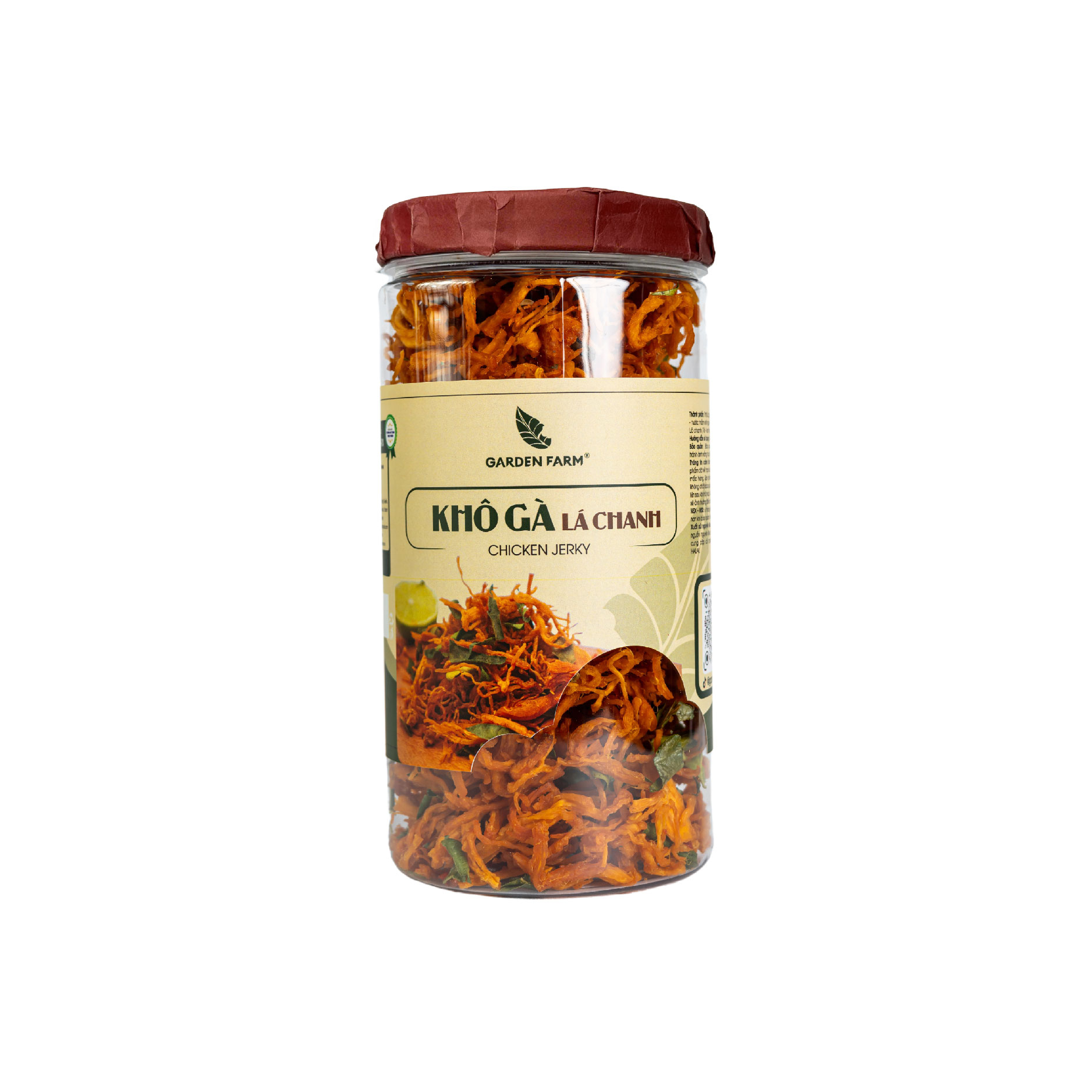 Khô Gà lá chanh Garden Farm (hũ 250g)